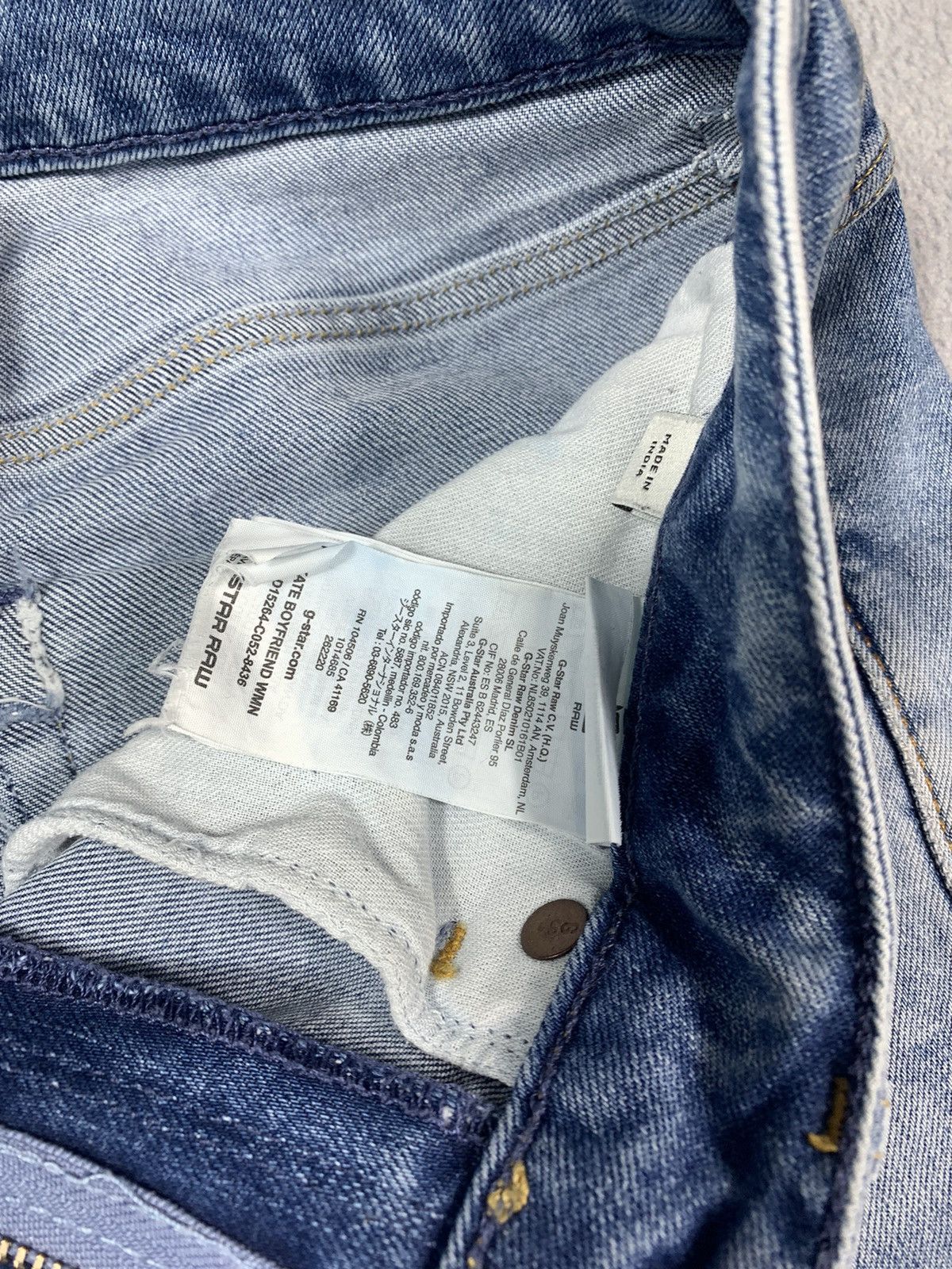 G-Star × Vintage Vintage Y2K G-Star Raw faded denim jeans Japanese size 32 Size 32" / US 10 / IT 46 - 8 Thumbnail
