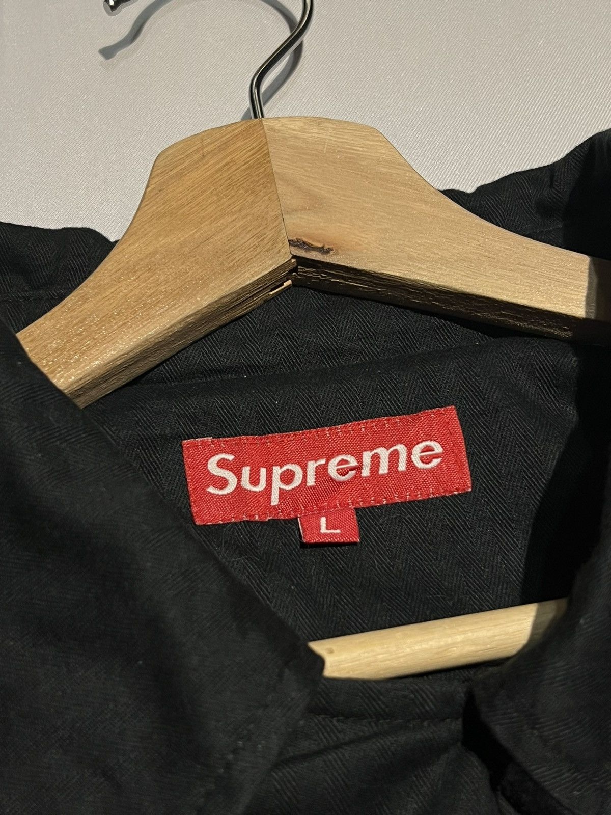Supreme Supreme Trench Coat Black Men’s (L) Size US L / EU 52-54 / 3 - 10 Thumbnail