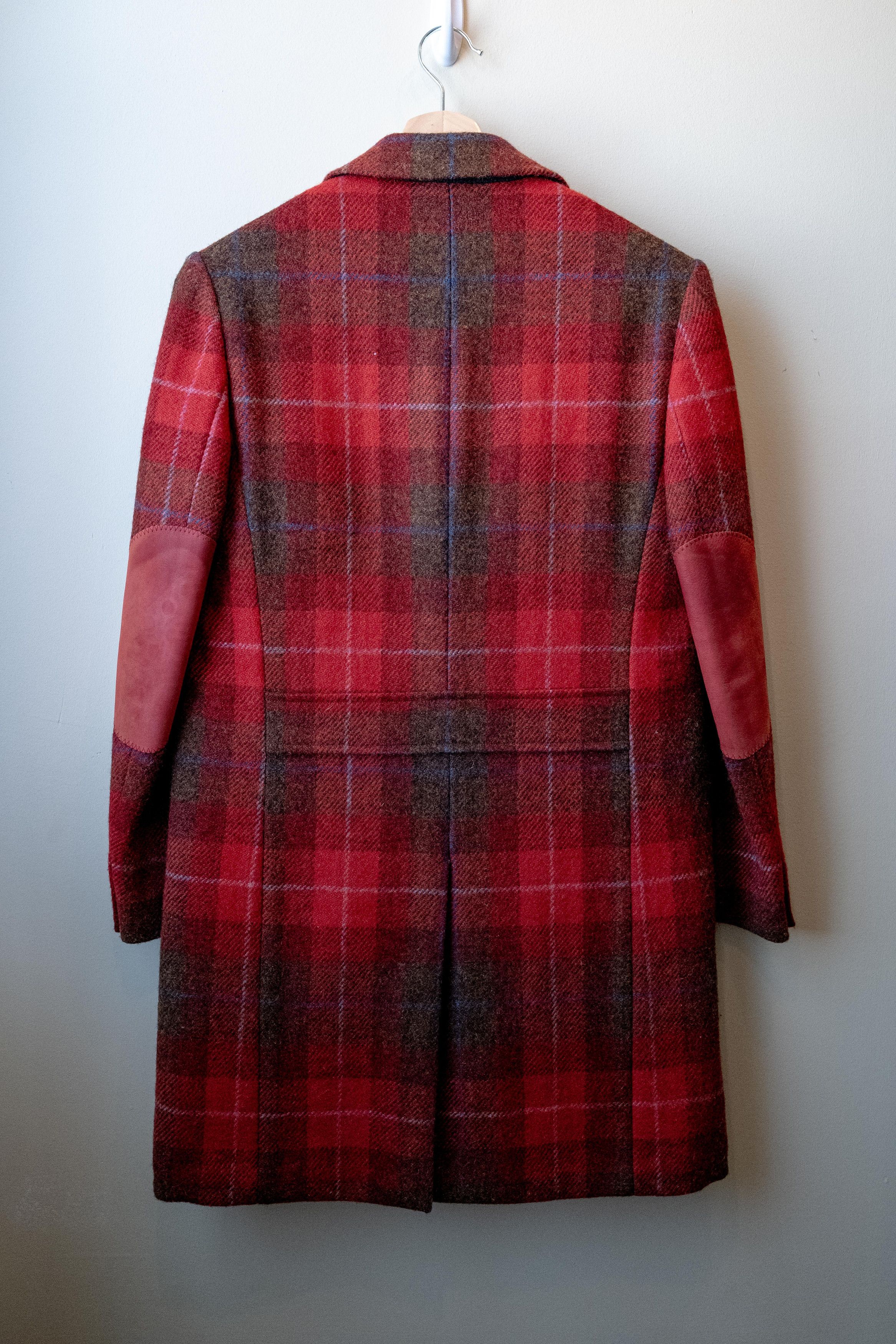 Japanese Brand Plaid/Tartan Overcoat Size US S / EU 44-46 / 1 - 2 Thumbnail