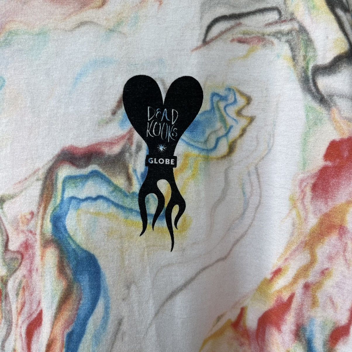 Globe Globe x dead kooks tie die Skateboard Tee Shirt Size US L / EU 52-54 / 3 - 7 Thumbnail