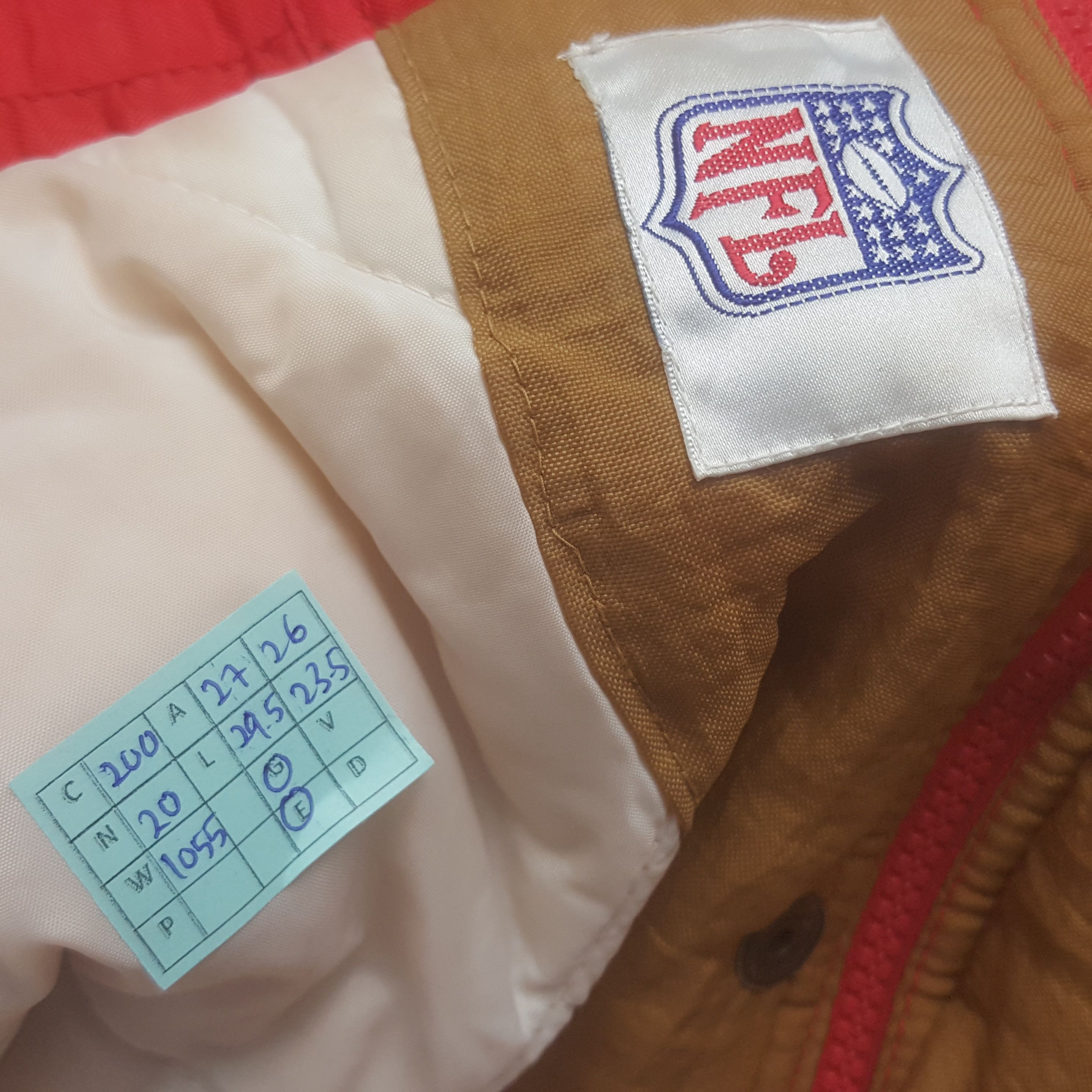 NFL × Vintage Vintage San Francisco 49ers NFL Windbreaker Bomber Jacket Size US XXL / EU 58 / 5 - 8 Thumbnail