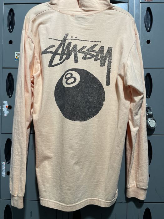 Stussy best sale peach hoodie