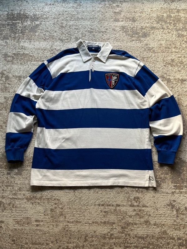 Polo Ralph Lauren Ralph Lauren Polo Sport P. Badge Sz L 1990s Size US L / EU 52-54 / 3 - 1 Thumbnail