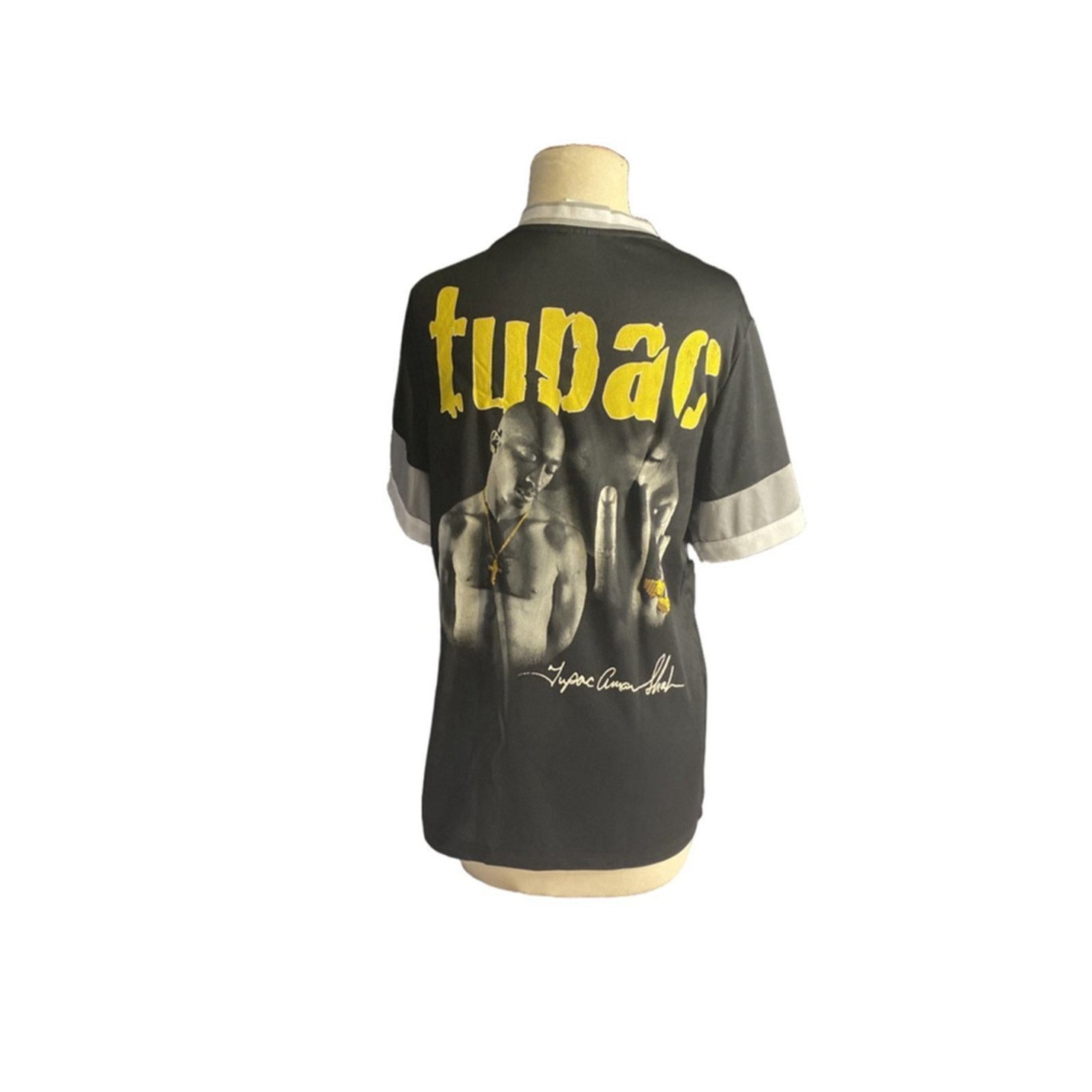 Other 2Pac Tupac Graphic Jersey Tee Hip Hop Streetwear XS Size XS / US 0-2 / IT 36-38 - 4 Thumbnail