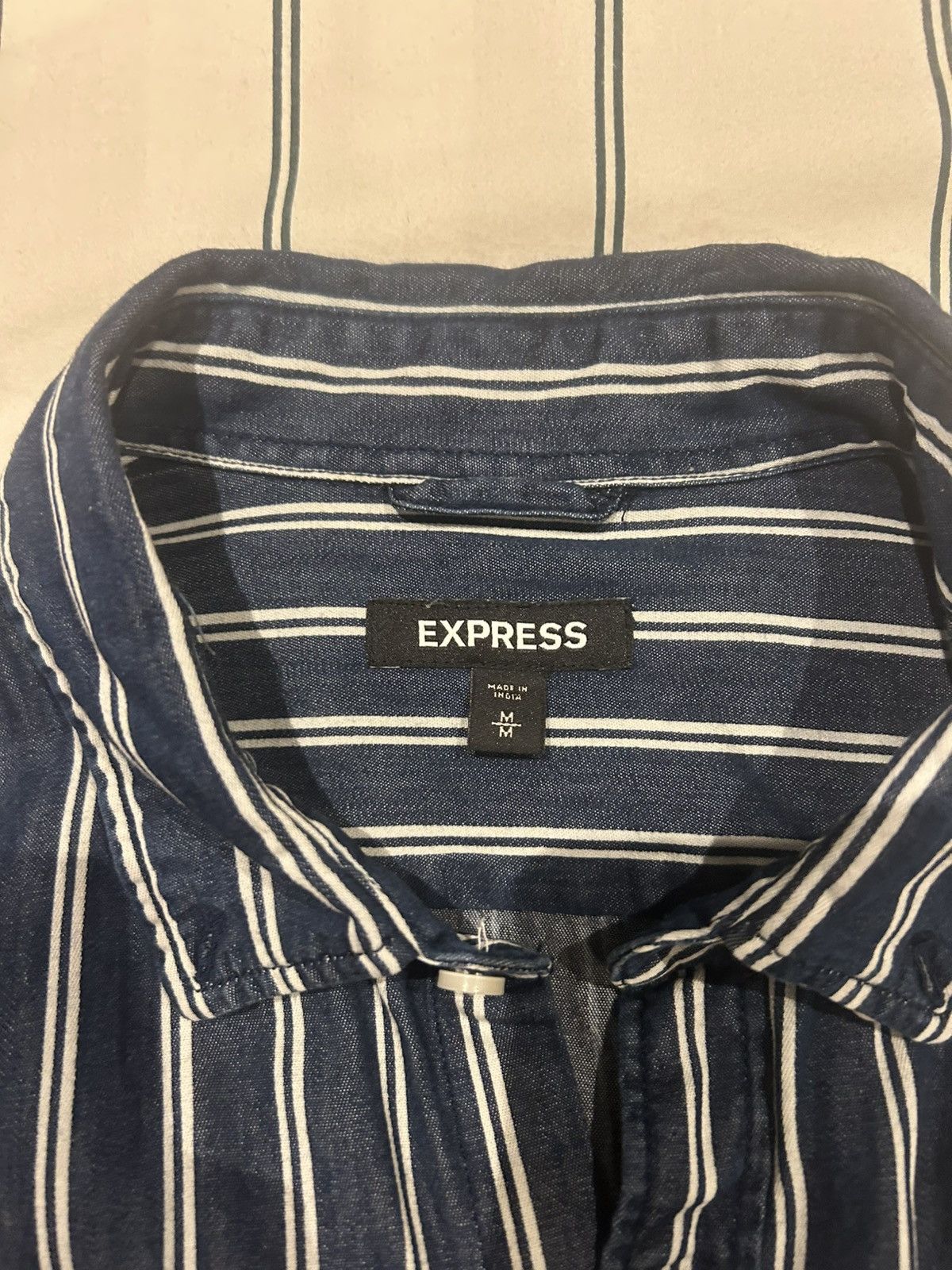 Express Vintage striped button down express Size US M / EU 48-50 / 2 - 3 Thumbnail