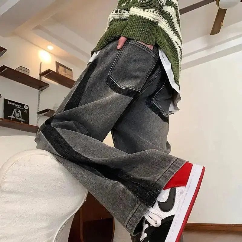 Japanese Brand Retro vintage style straight leg jeans pants Size US 34 / EU 50 - 2 Thumbnail