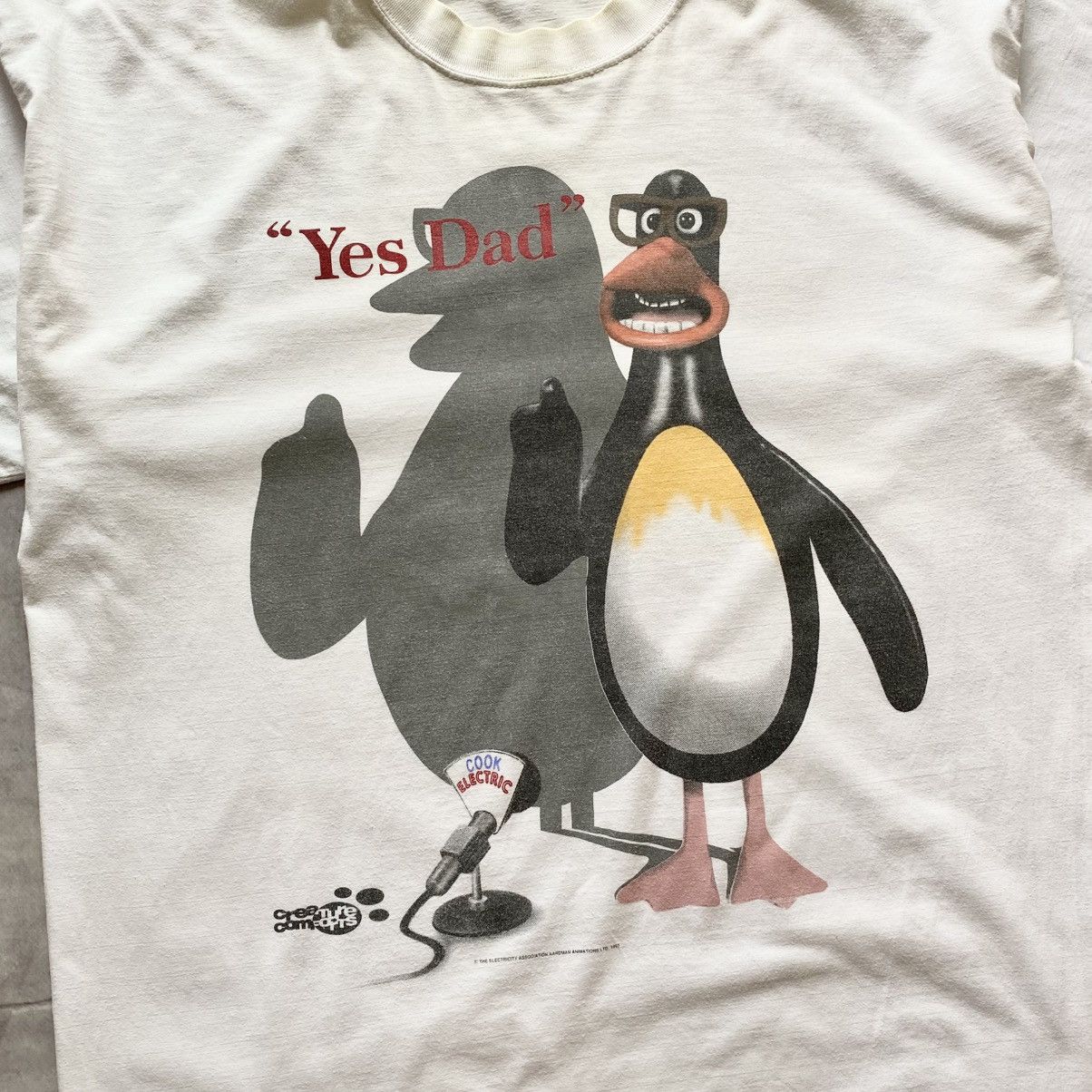 Anime RARE 1992 Creature Comfort Penguins Yes Dad Cartoon T-Shirt Size US XL / EU 56 / 4 - 2 Thumbnail