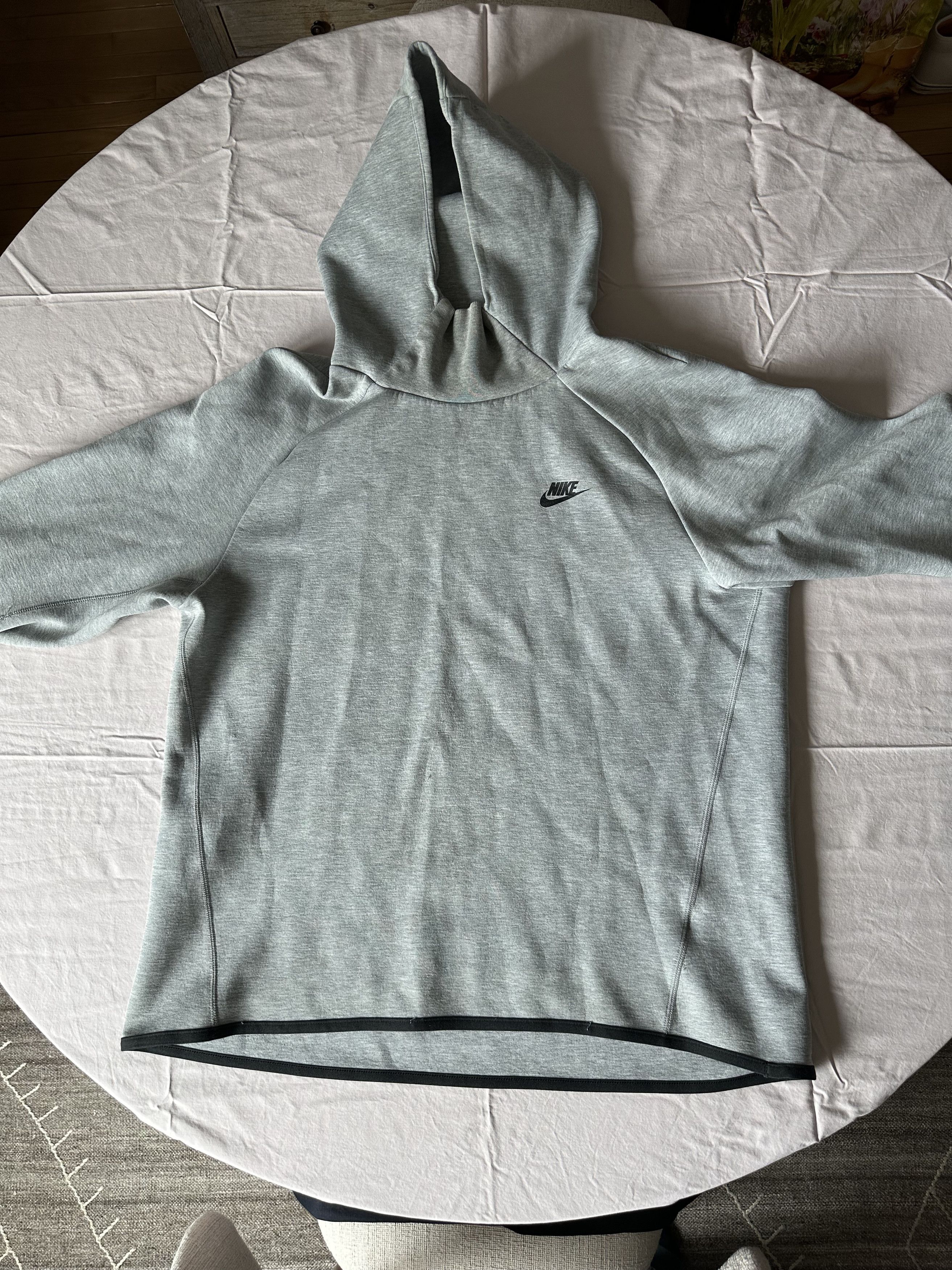 Nike Gray High Collar Tech Sweatshirt Size US L / EU 52-54 / 3 - 1 Thumbnail