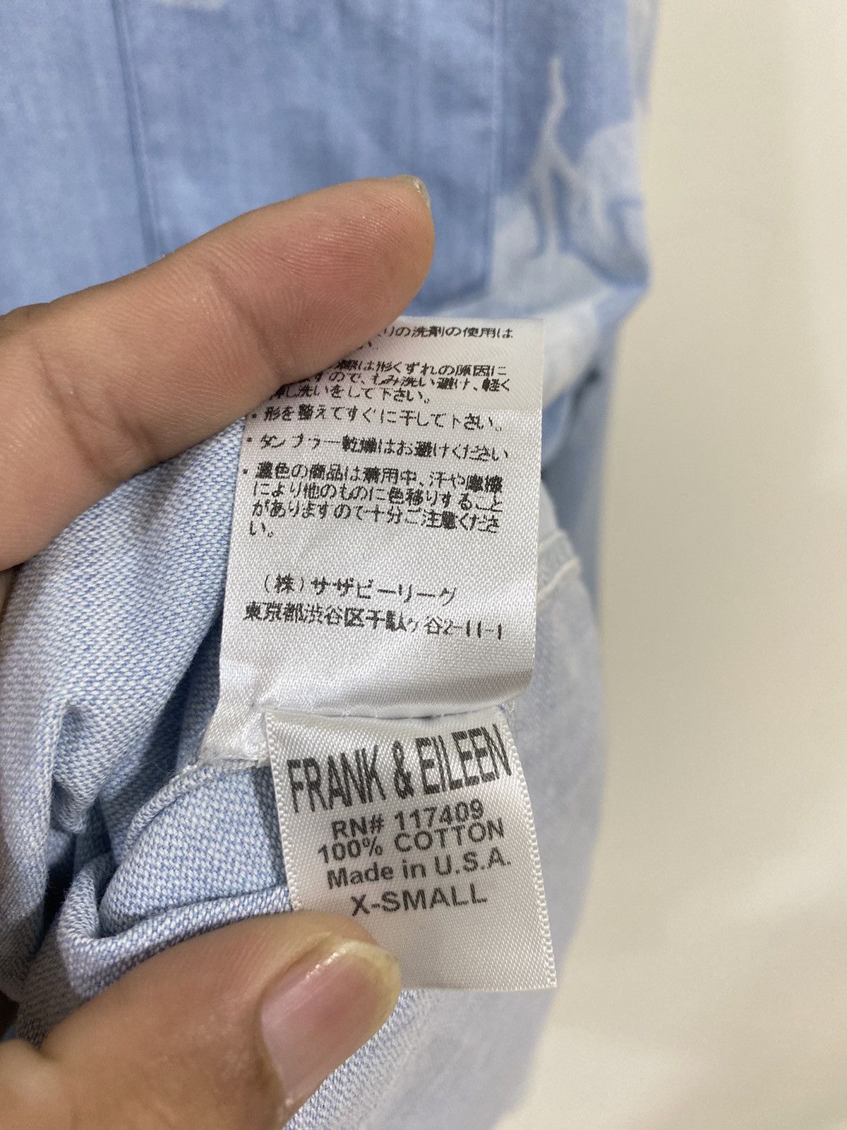 Frank & Eileen Frank & Eileen X Ron Haman Denim Shirt Size S / US 4 / IT 40 - 4 Thumbnail