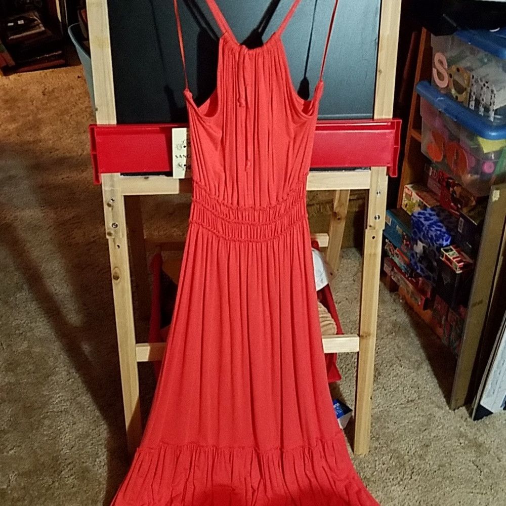 Other Sangria Strappy Dress Ruffled Hem Medium Size M / US 6-8 / IT 42-44 - 1 Thumbnail