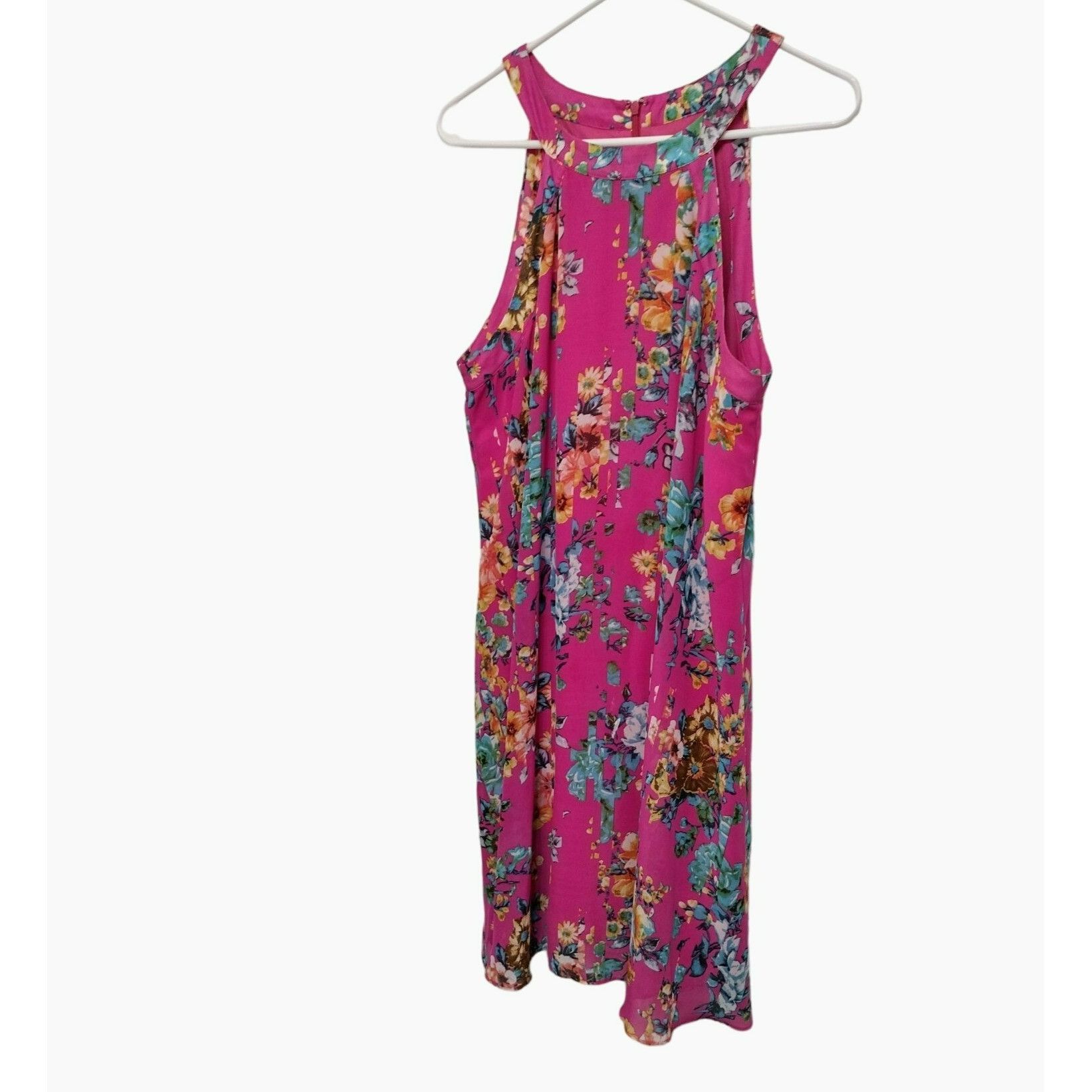 Betsey Johnson Betsey Johnson Women's Size 12 Pink Floral Sleeveless Dress Size XL / US 12-14 / IT 48-50 - 1 Thumbnail