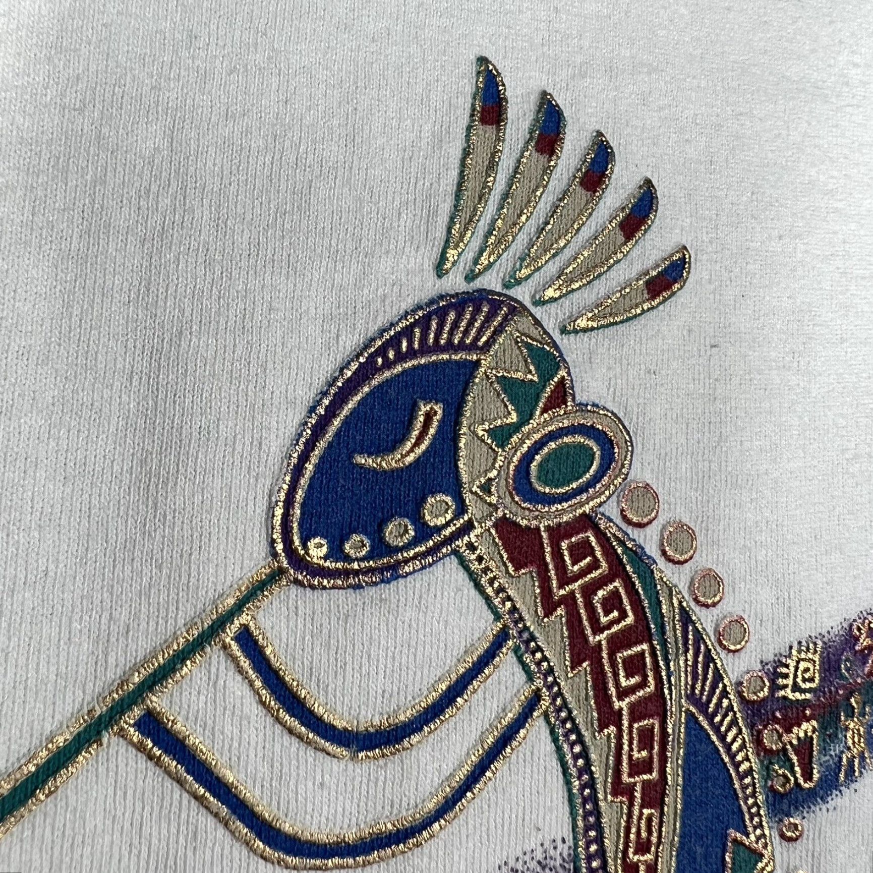 Vintage VINTAGE Sportex T-Shirt Adult XL White Puff Print Kokopelli Southwest 90s Art Classic Mens Shirt Size US XL / EU 56 / 4 - 7 Thumbnail