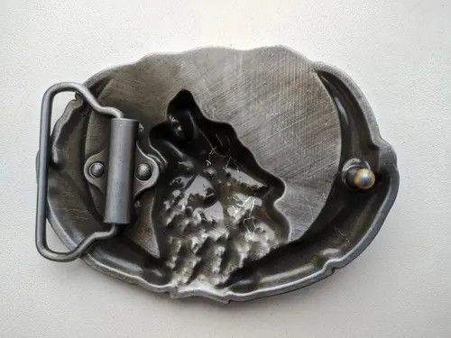 Leather Isshiki x Fujii Wolf Head Belt Buckle Size ONE SIZE - 8 Thumbnail