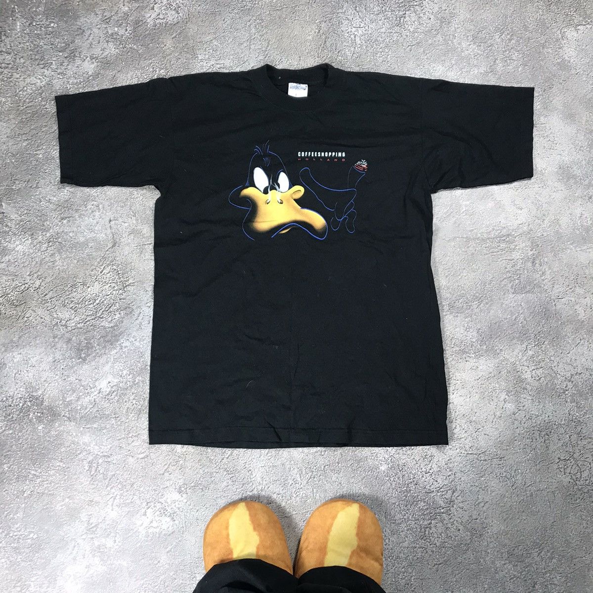 Vintage Vintage Y2K Graphic Tee Funny Print Streetwear Skate Slim S Size US S / EU 44-46 / 1 - 1 Thumbnail