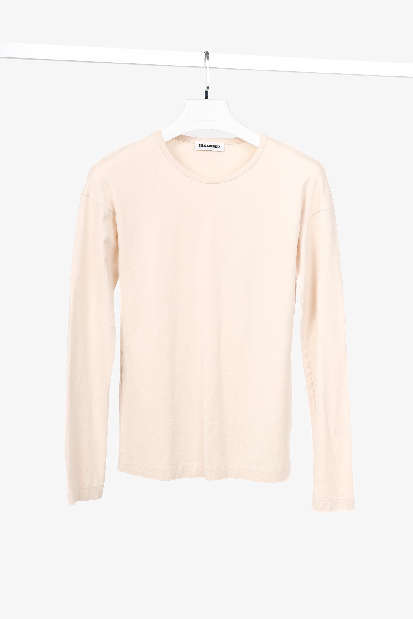 Jil Sander Jil Sander Peach Cotton Long-Sleeve T-Shirt Size L / US 10 / IT 46 - 1 Thumbnail
