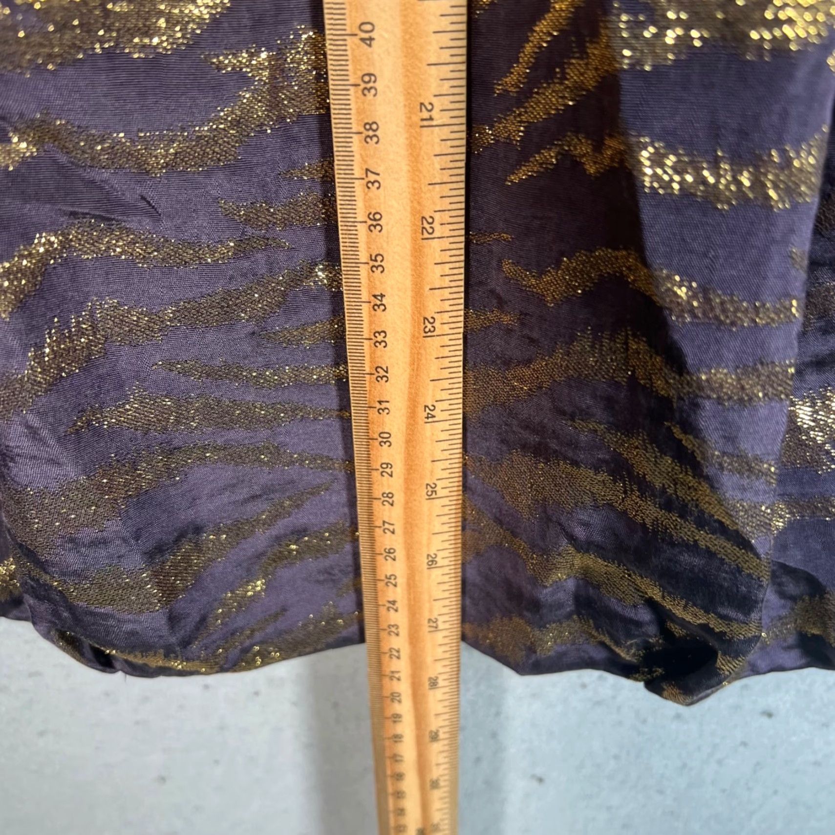 3.1 Phillip Lim VINTAGE 3.1 Phillip Lim Metallic Zebra Print Dress Sleeveless Off-Shoulder Mini 2 Purple Womens Size XS / US 0-2 / IT 36-38 - 6 Thumbnail