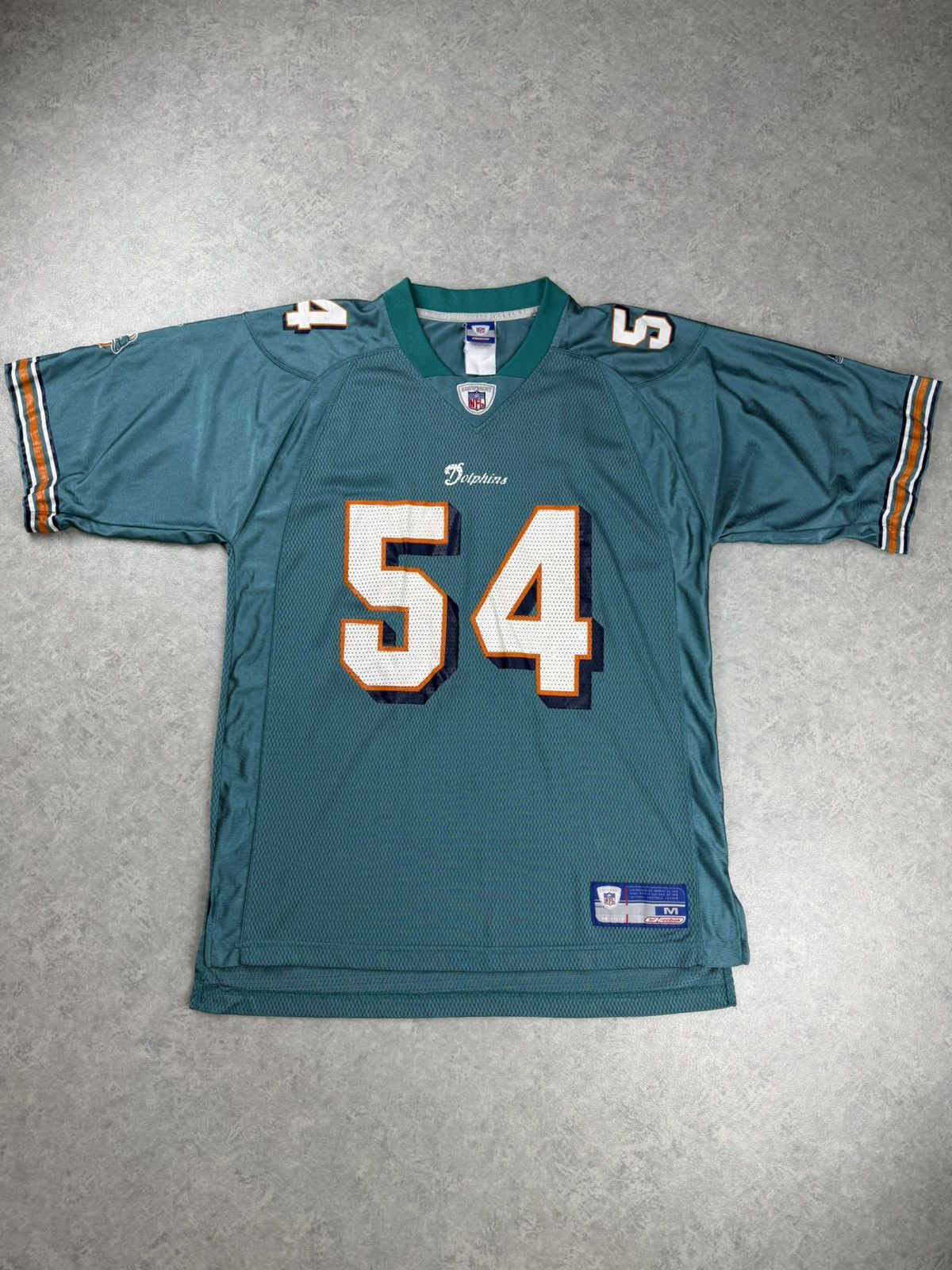 NFL Vintage Reebok Miami Dolphins #54 Thomas Zach NFL Jersey Size US M / EU 48-50 / 2 - 1 Thumbnail