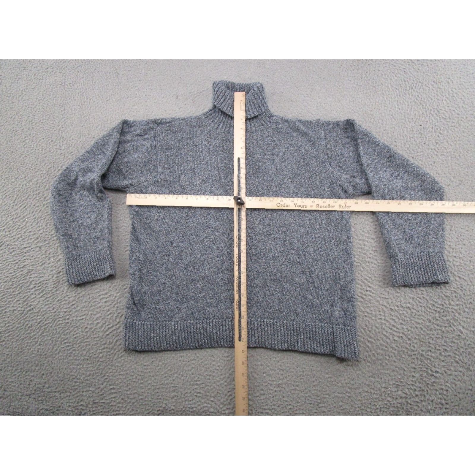 Vintage VINTAGE Columbia Turtleneck Pullover Knit Heavy Sweater Womens XL Blue VTG Y2K Size XL / US 12-14 / IT 48-50 - 3 Thumbnail