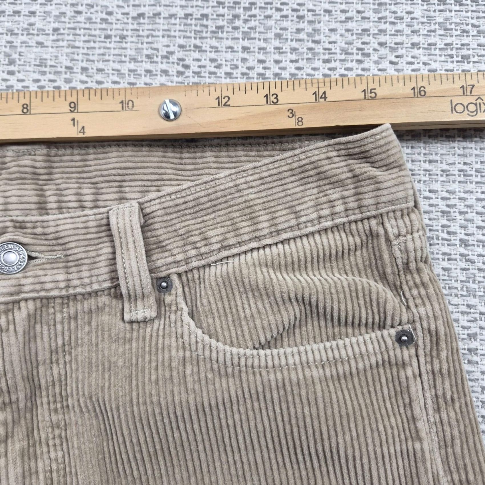 Levi's Levi's 510 Super Skinny Jeans Mens 34x30 Corduroy Beige 5 Pocket Zip Fly Denim Pants Regular Size Size US 34 / EU 50 - 7 Thumbnail
