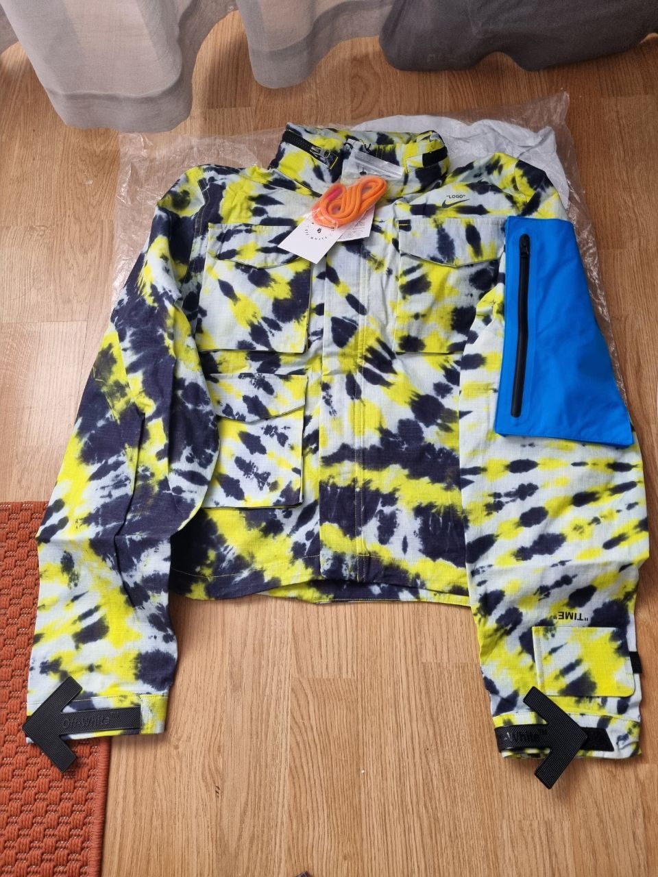 Nike × Off-White OFF-WHITE x Nike Women's NRG Jacket Volt Size XL / US 12-14 / IT 48-50 - 1 Thumbnail