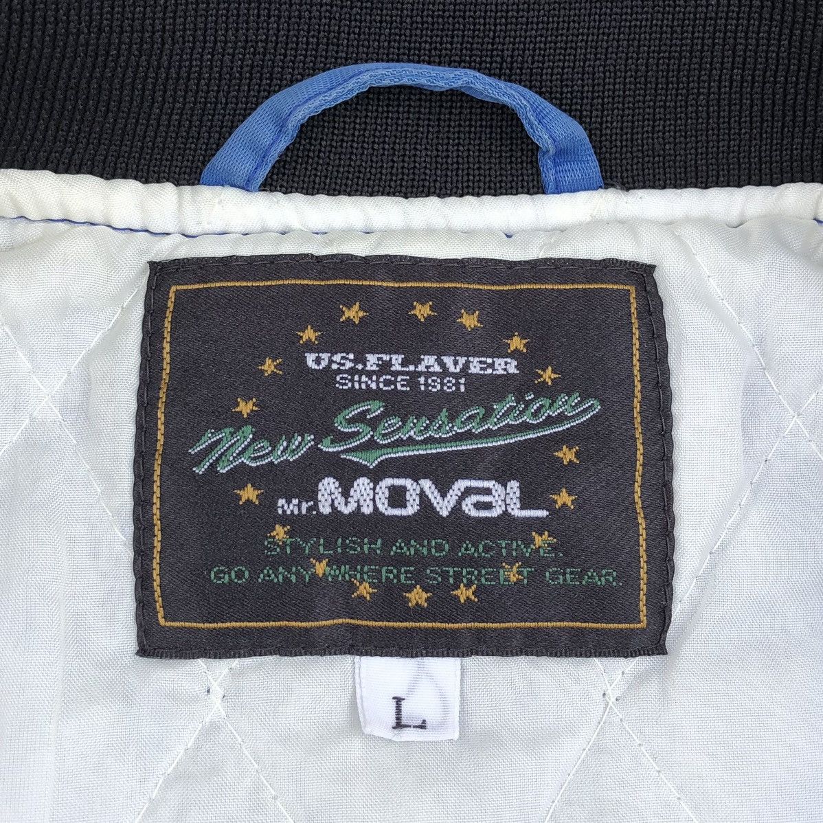 Vintage Vintage 80s 90s Mr.Moval Satin Varsity Jacket Size US L / EU 52-54 / 3 - 15 Thumbnail