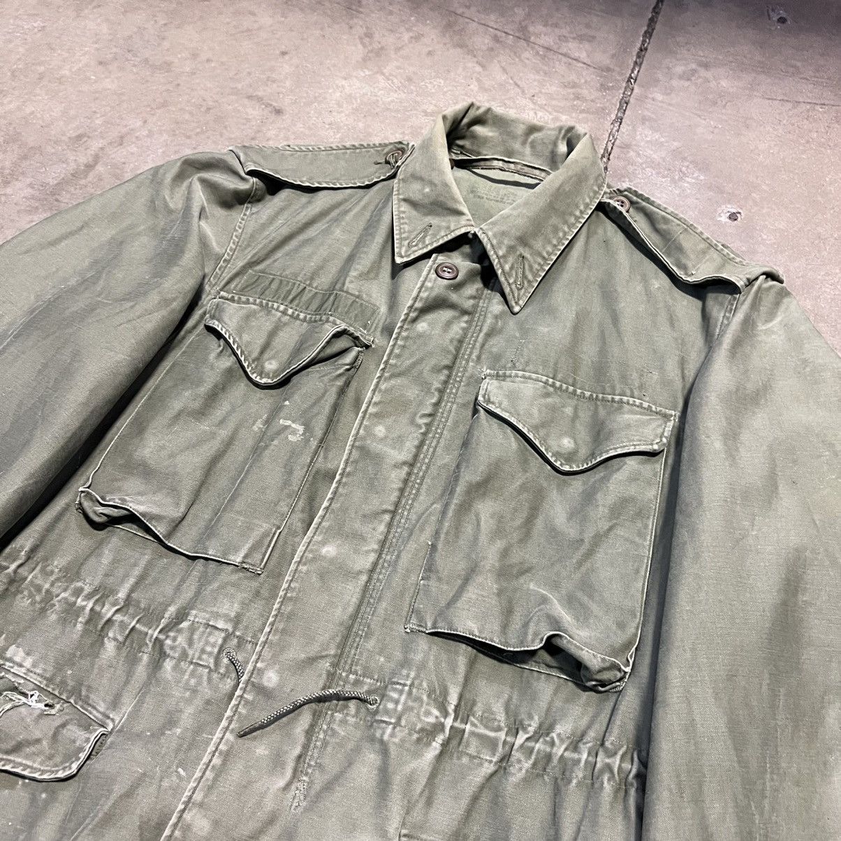 Vintage Vintage 50s OG 106 M65 Military Field Jacket Vietnam War USA Size US S / EU 44-46 / 1 - 5 Thumbnail