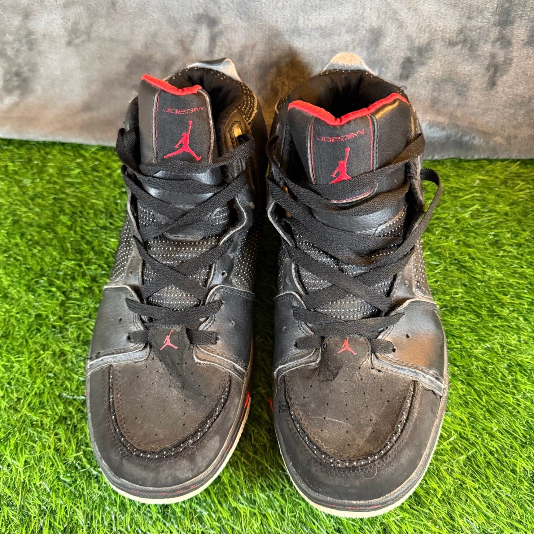 Jordan Brand Jordan Flight 23 Mens Size 11 Black High Top Basketball Sneakers 331819-061-015 Size US M / EU 48-50 / 2 - 4 Thumbnail