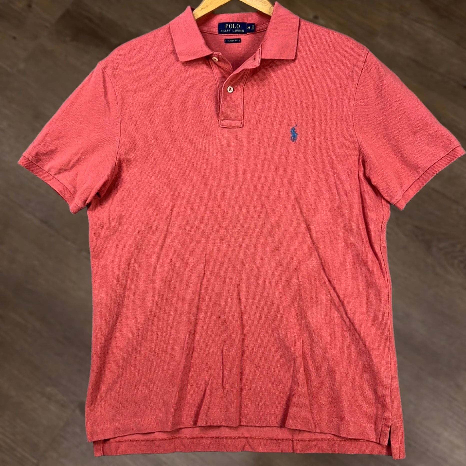 Polo Ralph Lauren Polo Ralph Lauren Shirt Polo Men Medium Pink Classic Fit Short Sleeve Rugby Pony Size US M / EU 48-50 / 2 - 1 Thumbnail