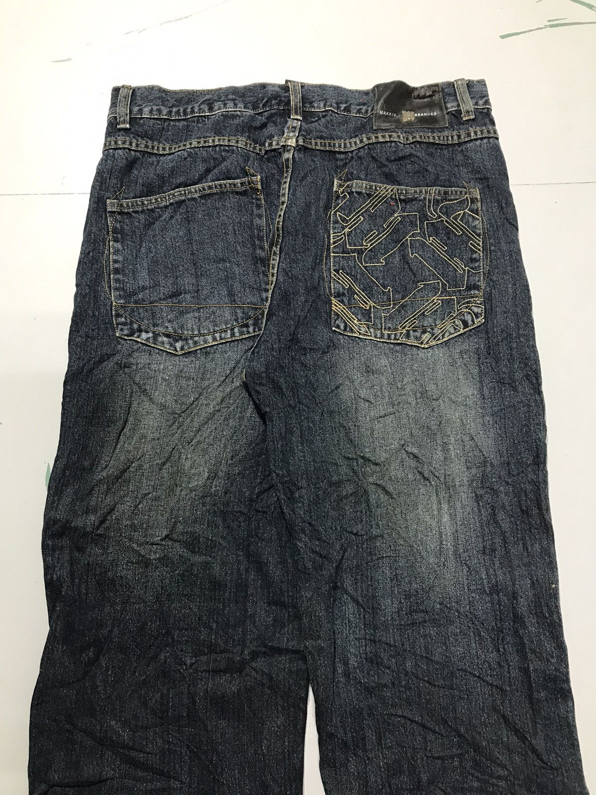Makaveli Vintage makeveli thread embroidered denim Size US 36 / EU 52 - 10 Thumbnail
