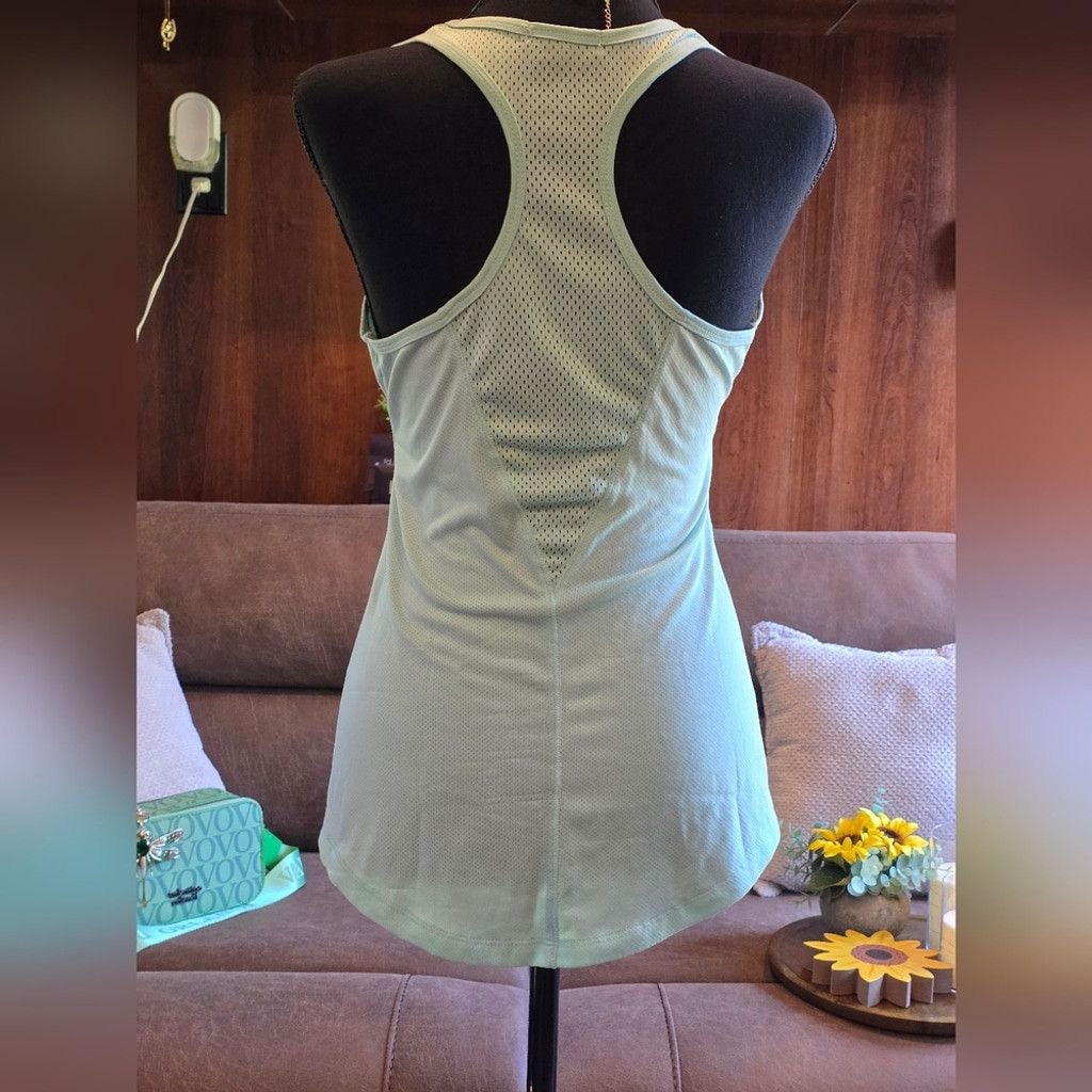 The Unbranded Brand Mint Green Impact by Jillian Michaels Tank Top Size S / US 4 / IT 40 - 4 Thumbnail