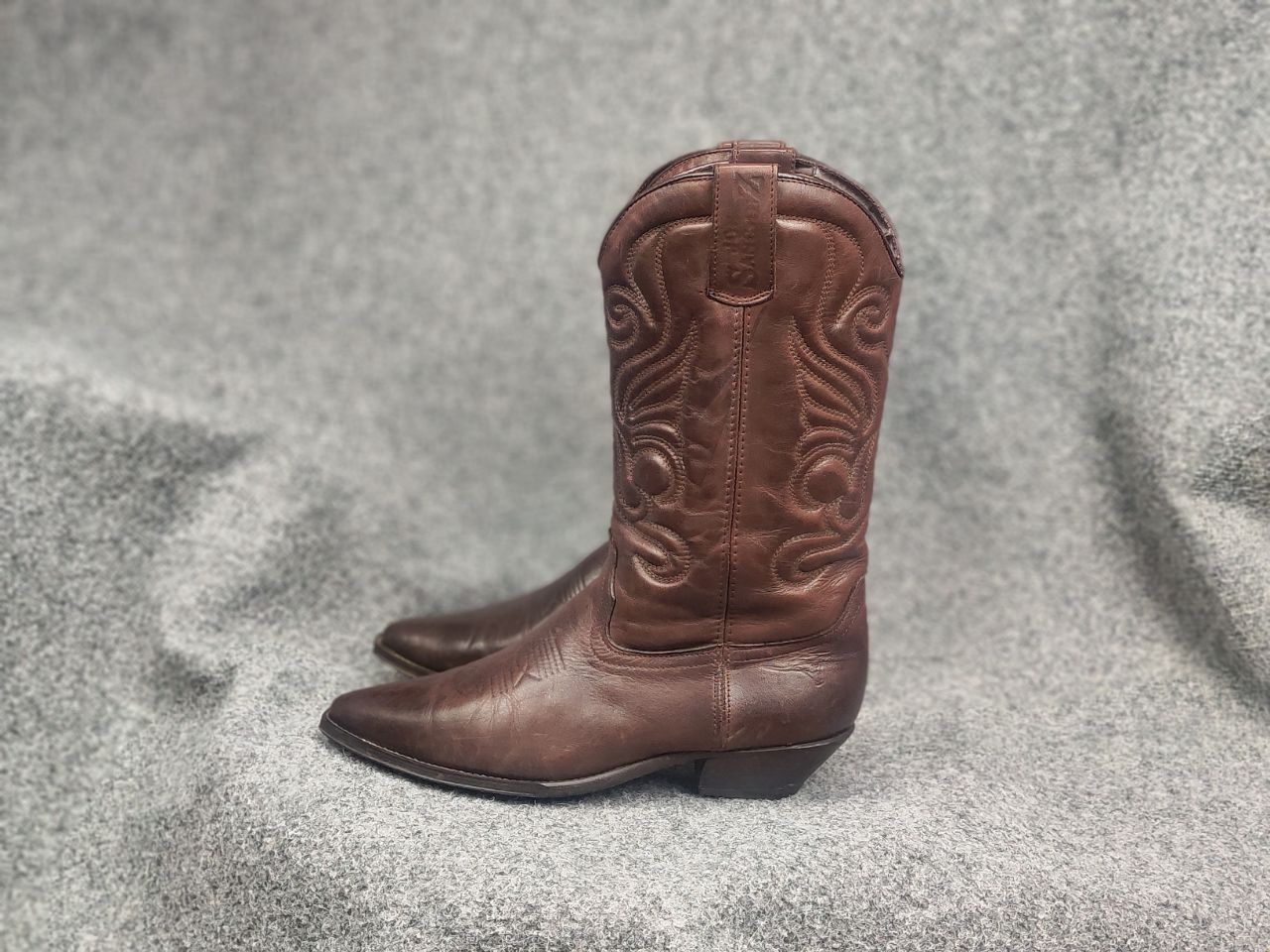 Sancho Boots Vintage 90's Joe Sanchez Leather Logo Western Cowboy Boots Size US 8 / EU 41 - 8 Thumbnail