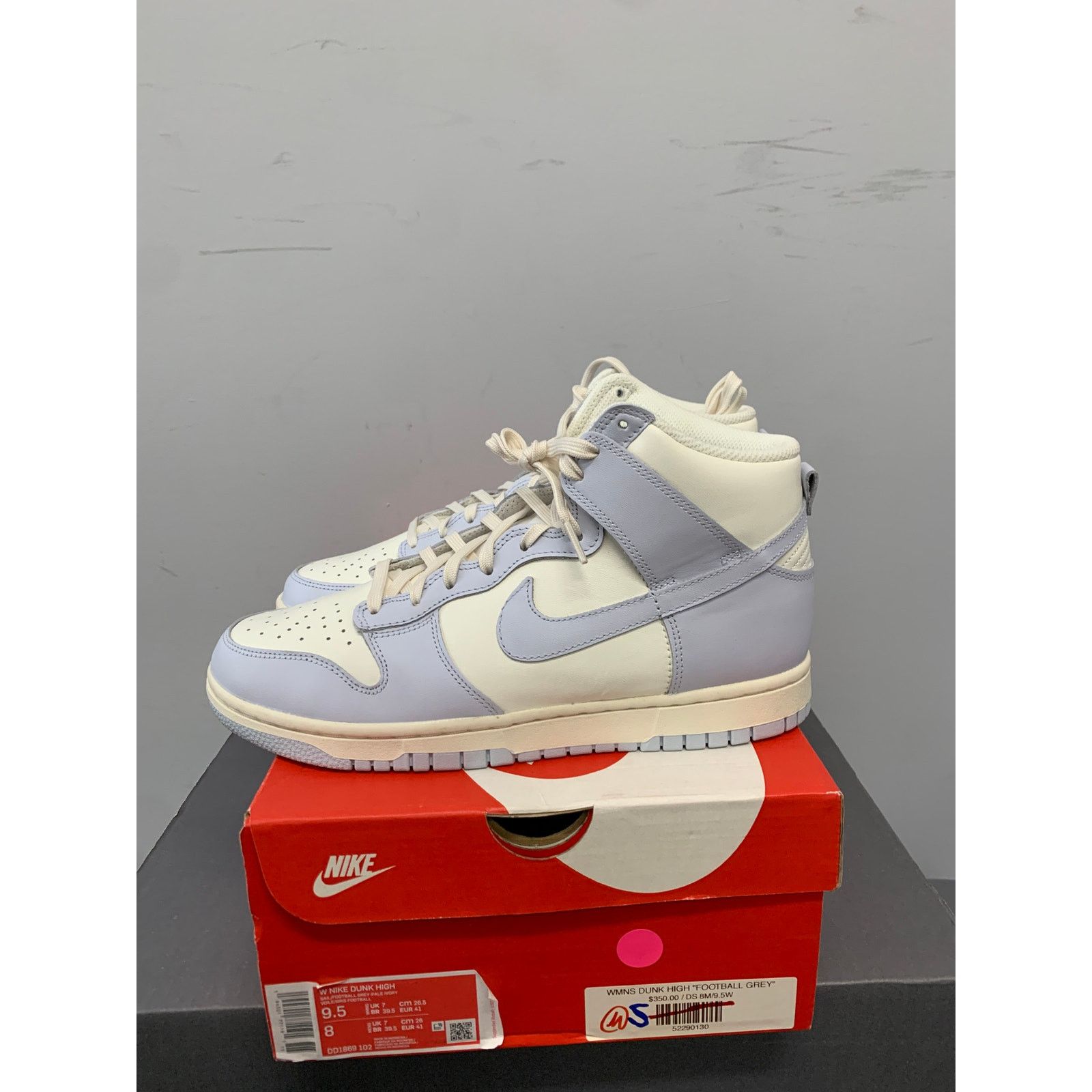 Nike Dunk High Sail Football Grey Women's NEW SHIPS NOW