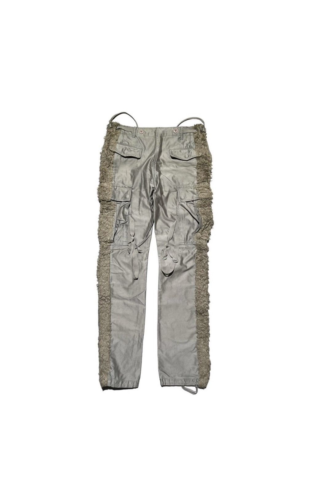 Maison MIHARA YASUHIRO Mihara Yasuhiro Gray and Tan Hybrid Fur Trim Size US 29 - 1 Thumbnail