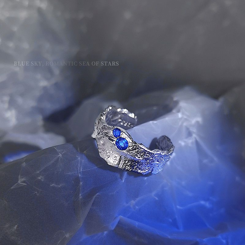 Jewelry Retro Jewelry Rings Open Size Chrome Ring (Size 7-13) Size ONE SIZE - 2 Thumbnail