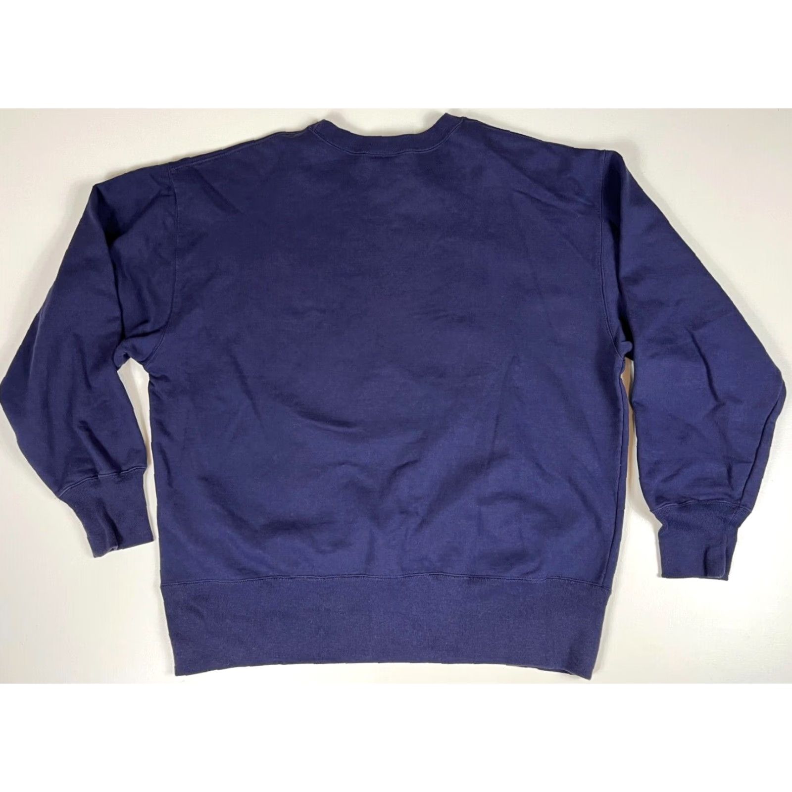 Vintage Polo Jeans Company Men’s Vintage Crewneck Sweatshirt Navy Blue Sz L American Flag Graphic Print Cap Size US L / EU 52-54 / 3 - 3 Thumbnail