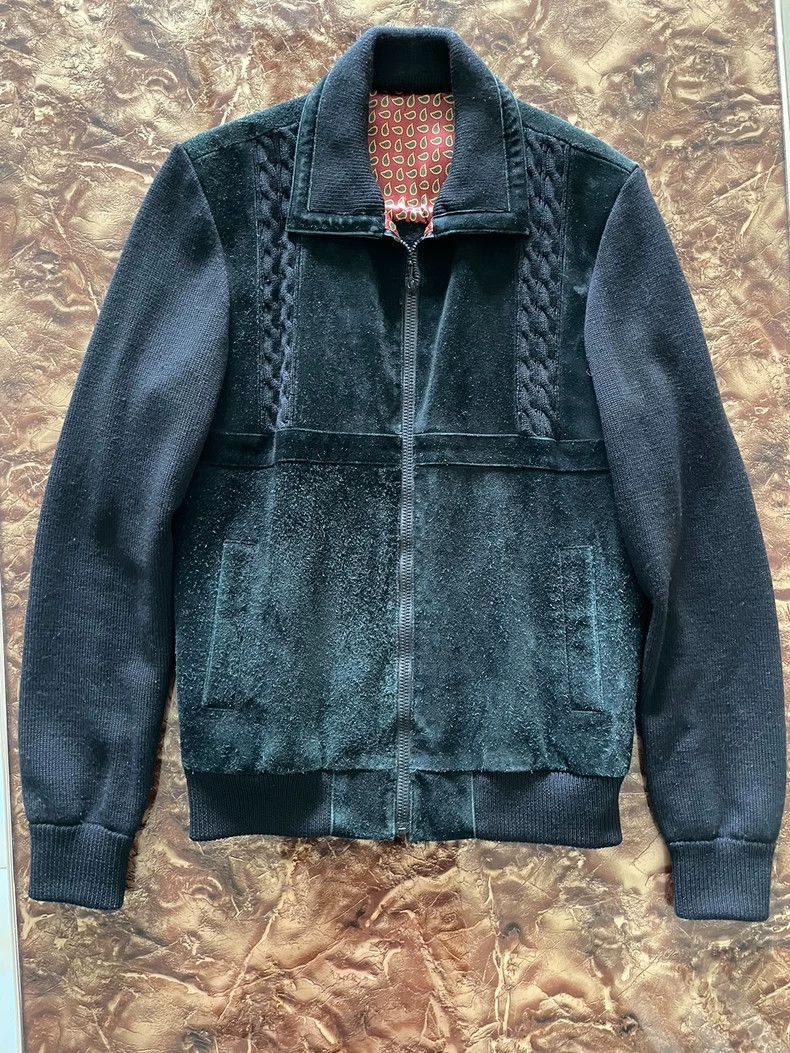 Number (N)ine Suede Silk Mix Jacket in Black-dmc Size US M / EU 48-50 / 2 - 1 Thumbnail