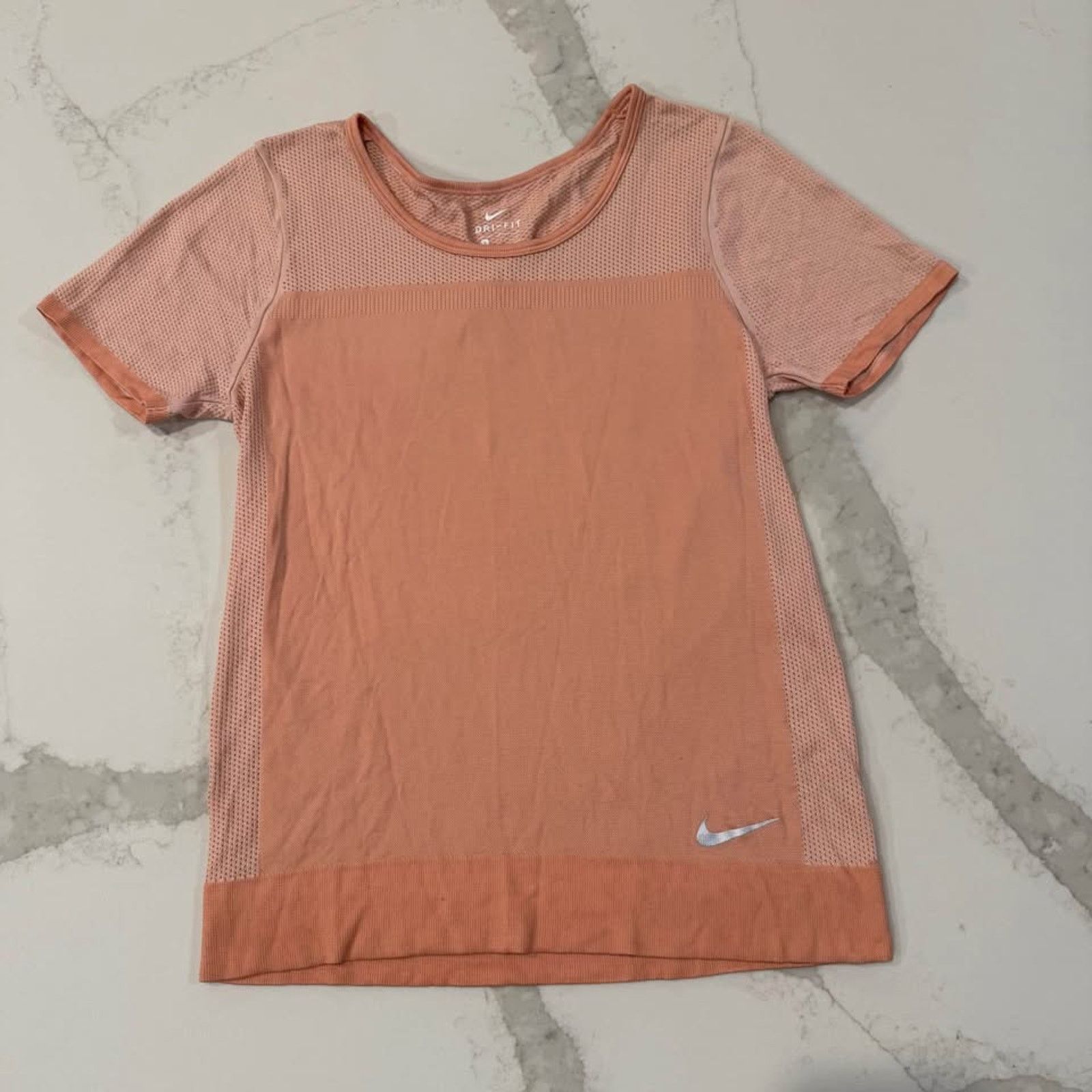 Nike Nike Dri-Fit Infinite Running Top Women's Small Peach Orange Size S / US 4 / IT 40 - 1 Thumbnail