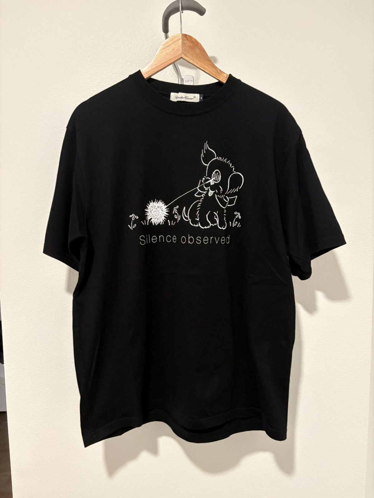 Undercover Silence Observed Tee Black [SS22] Size US XL / EU 56 / 4 - 1 Thumbnail
