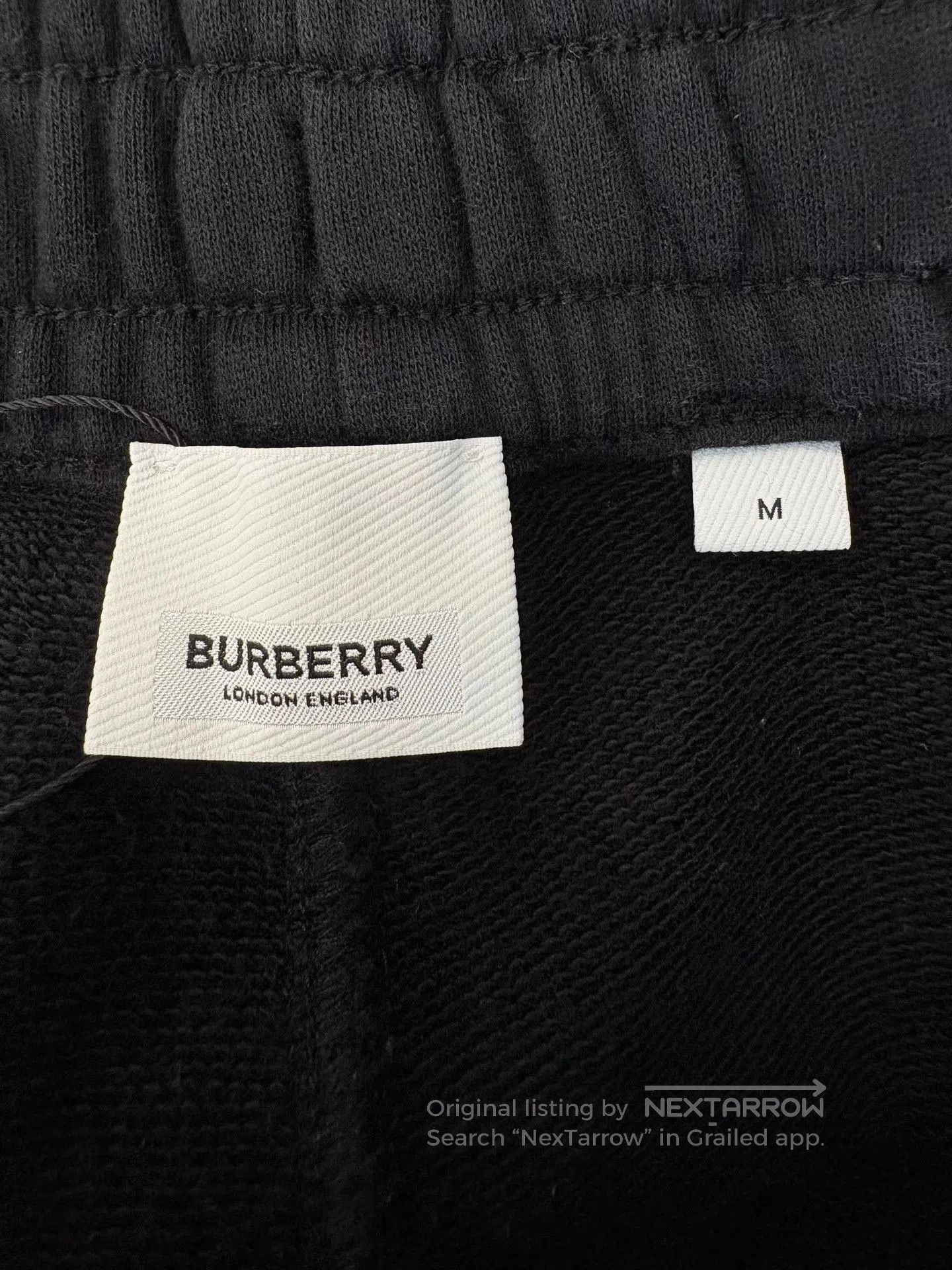 Burberry Black Plaid Stripe Jogger Sweatpants. Size US 32 / EU 48 - 4 Thumbnail