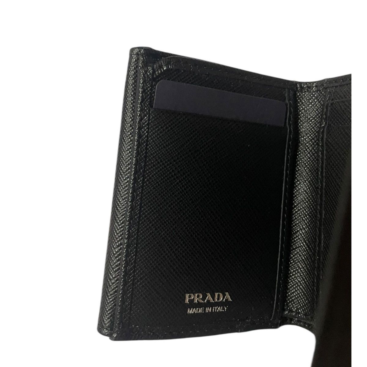 Prada Wallet Prada in Saffiano black leather Size ONE SIZE - 4 Thumbnail