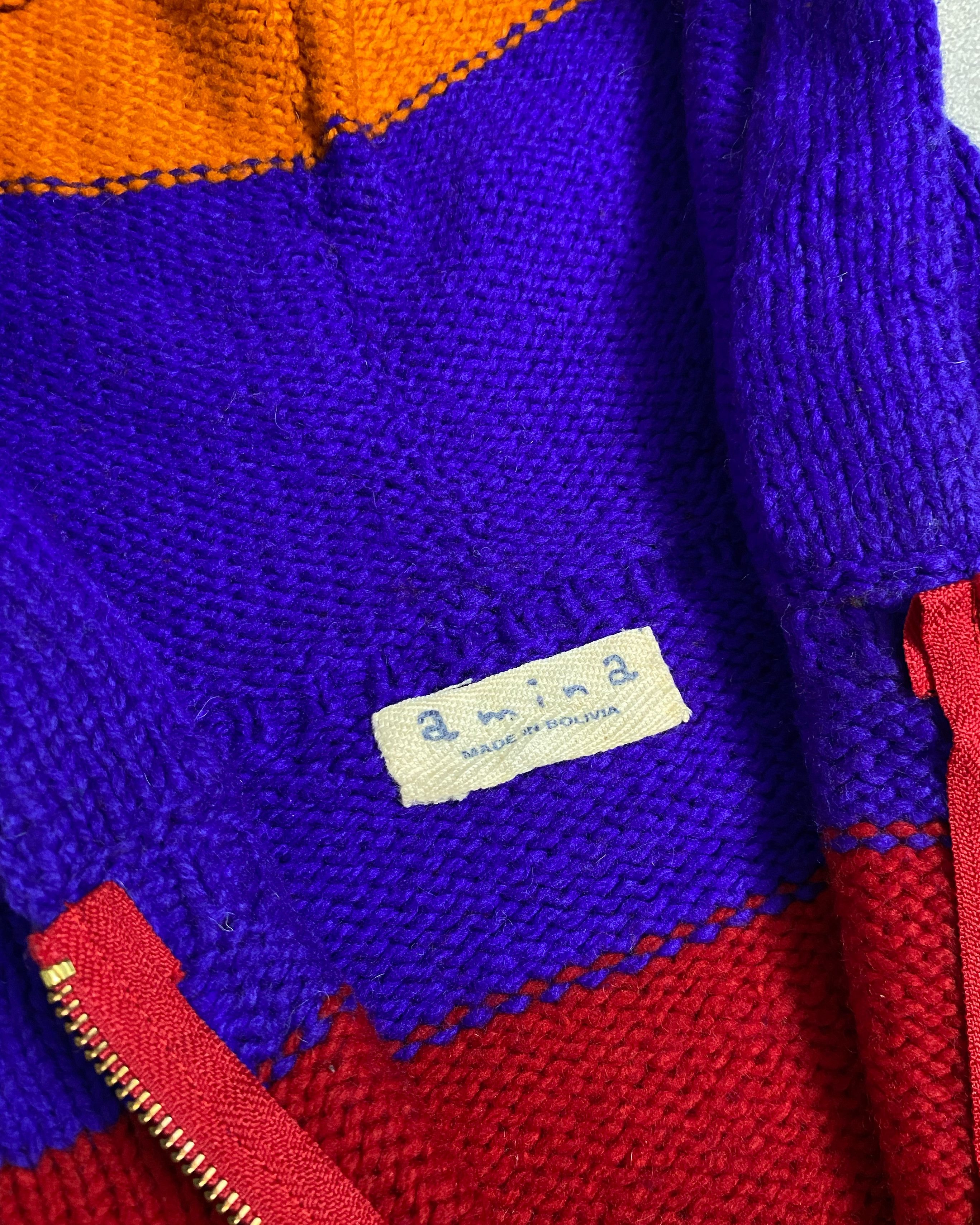 Vintage Vintage Amina Zip-up knit wool y2k Size US M / EU 48-50 / 2 - 3 Thumbnail