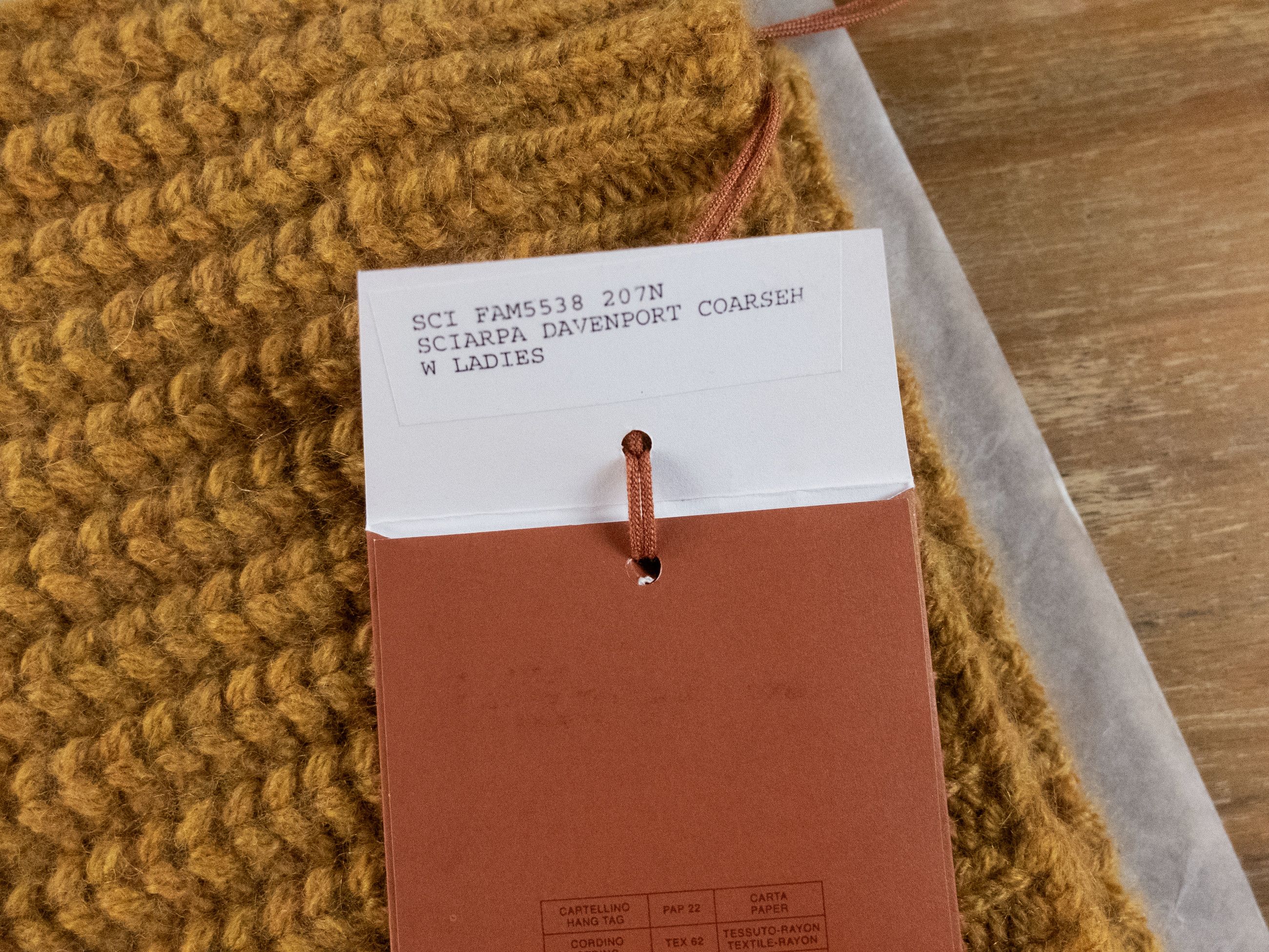 Loro Piana LORO PIANA Davenport mustard yellow ribbed cashmere scarf Size ONE SIZE - 3 Thumbnail