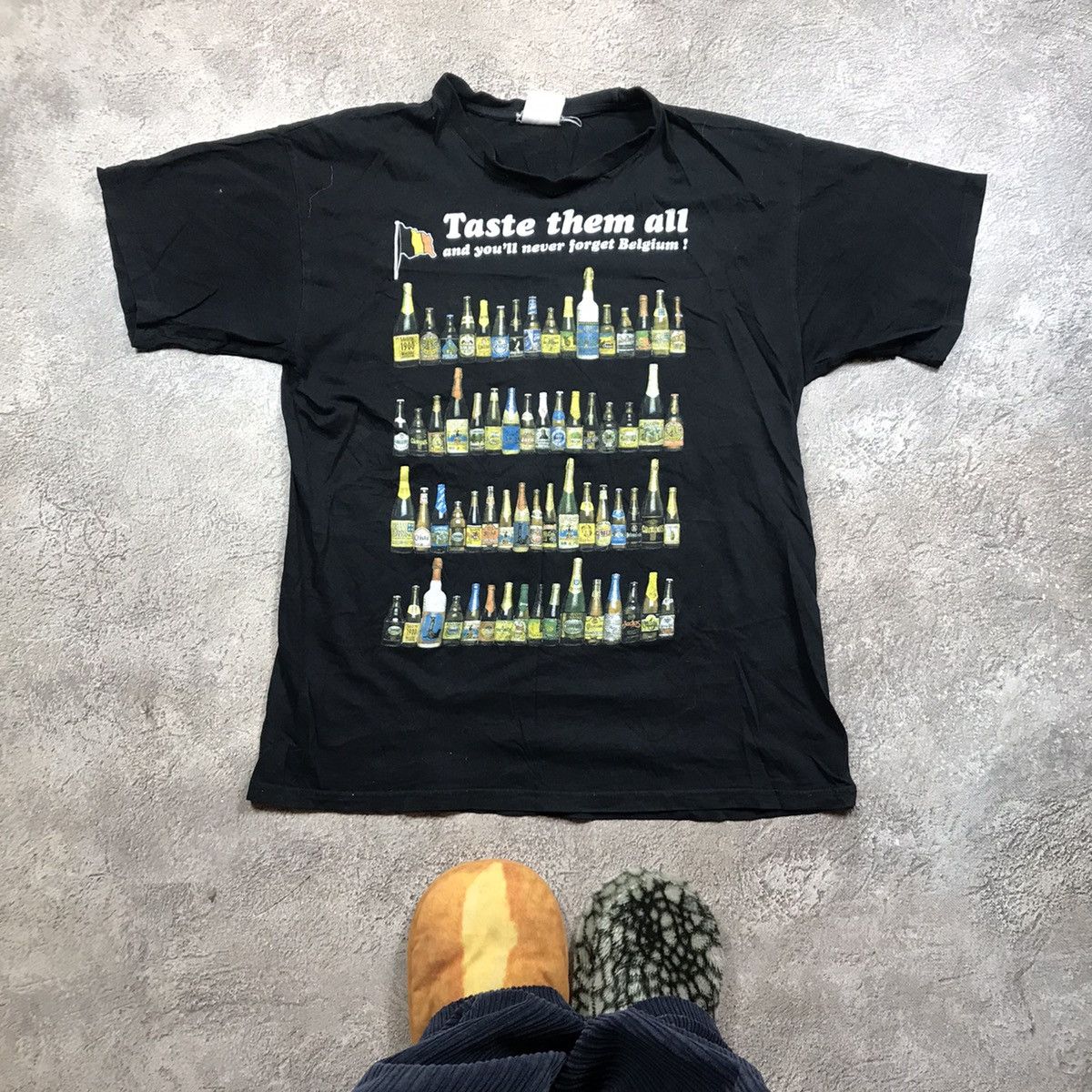 Vintage Vintage 90s Alcohol Graphic Tee Sun Faded Streetwear Baggy L Size US L / EU 52-54 / 3 - 1 Thumbnail