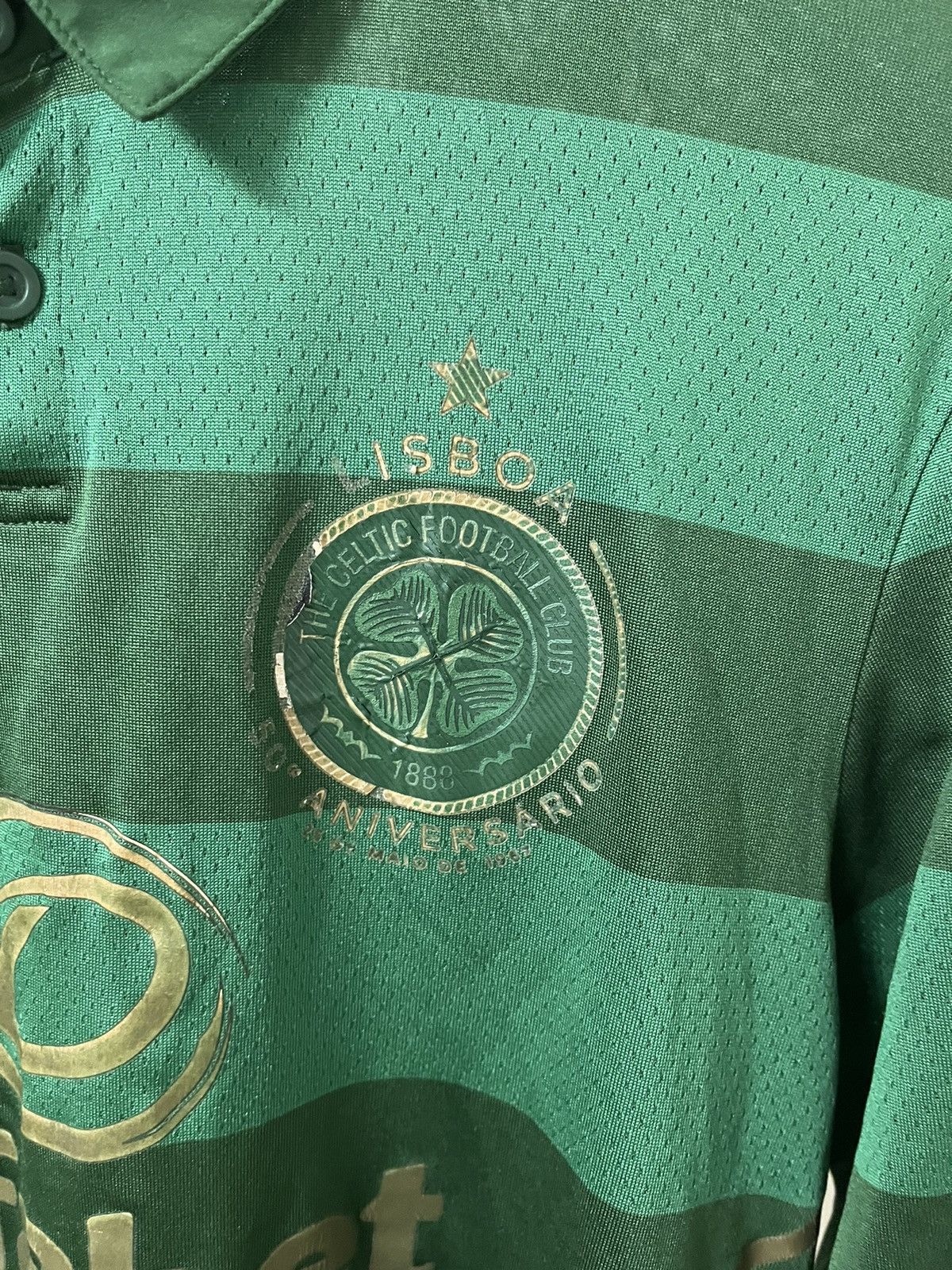 Vintage Celtic Vintage 2017/18 Lisboa 50 Ans Blokecore Jersey Size US S / EU 44-46 / 1 - 7 Thumbnail