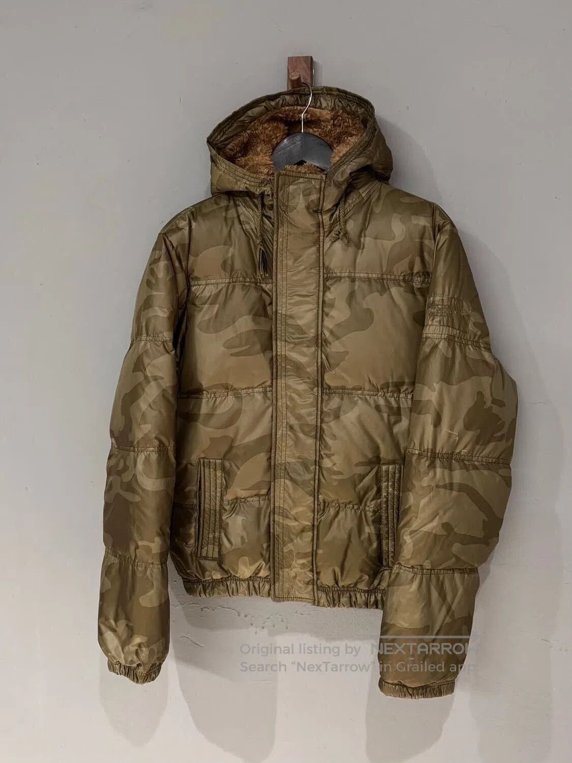 Abercrombie & Fitch Abercrombie Camouflage Down Jacket. Size US M / EU 48-50 / 2 - 2 Thumbnail