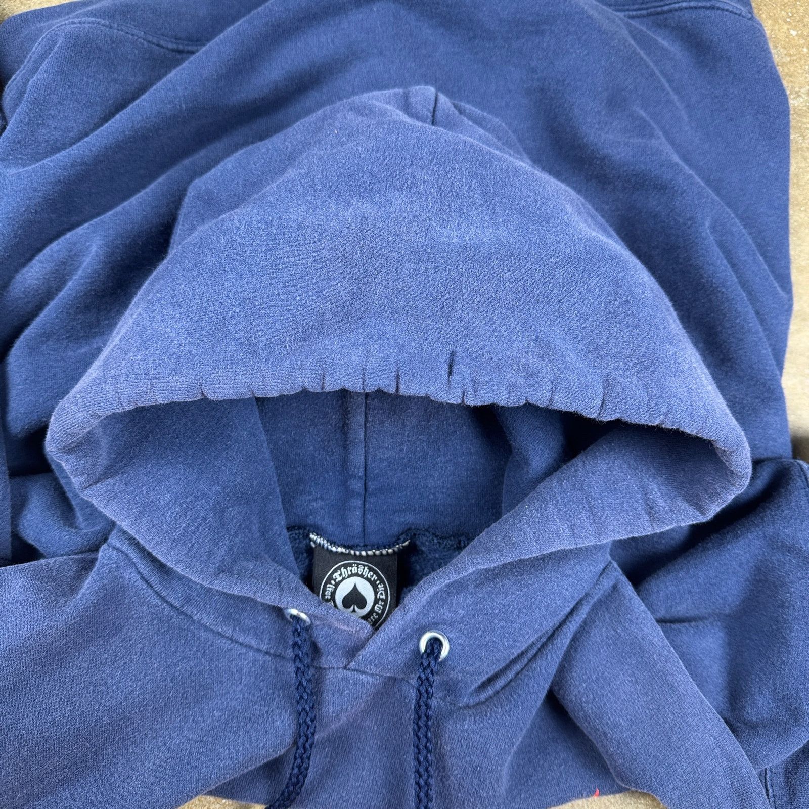 Thrasher Thrasher Flame Logo Hoodie Men’s S Navy Blue Y2K Pullover Size US S / EU 44-46 / 1 - 4 Thumbnail