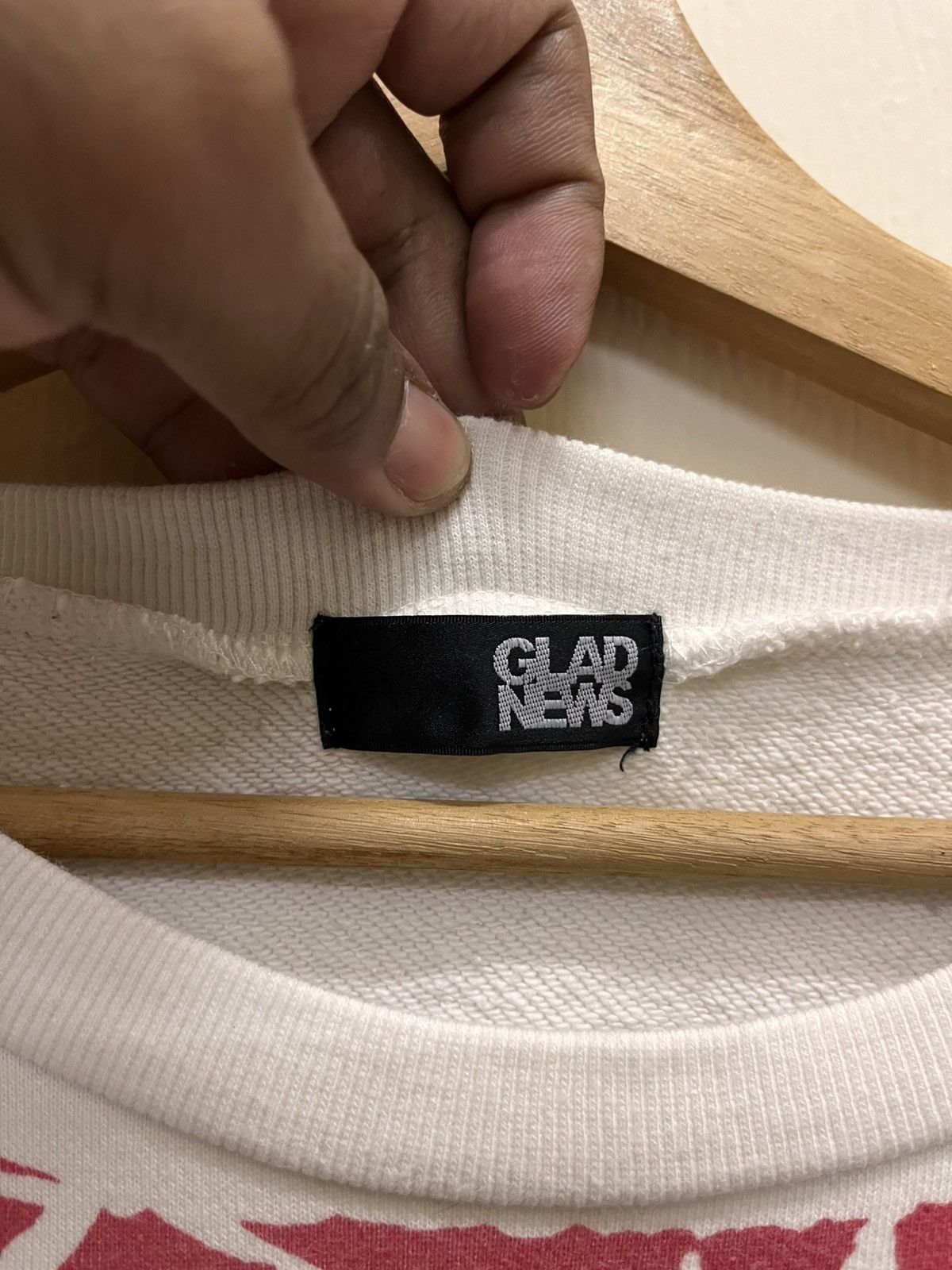 Japanese Brand Japanese Brand Glad News Sweatshirt Size US M / EU 48-50 / 2 - 7 Thumbnail