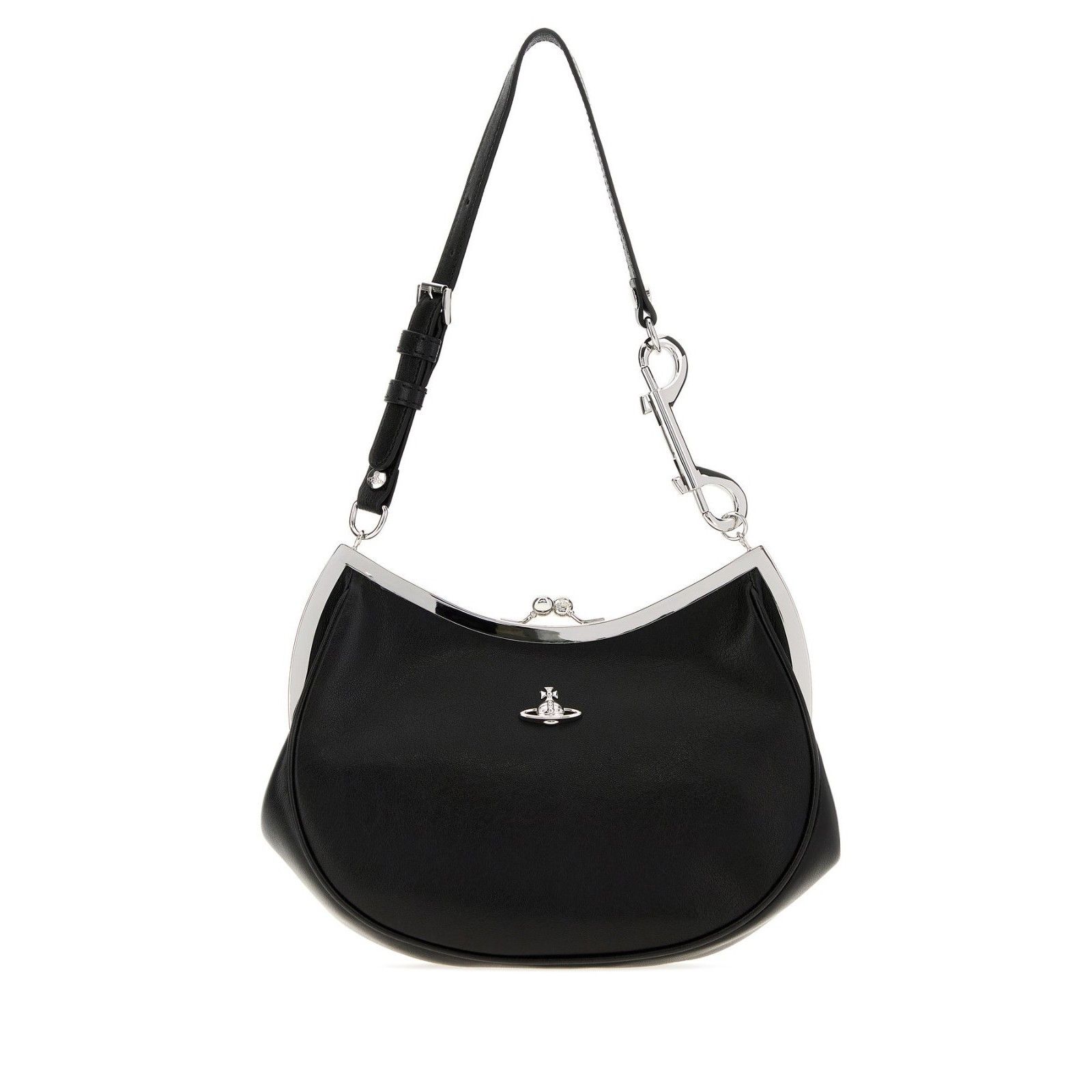 Vivienne Westwood VIVIENNE WESTWOOD Frame Black Shoulder Bag New Size ONE SIZE - 1 Thumbnail