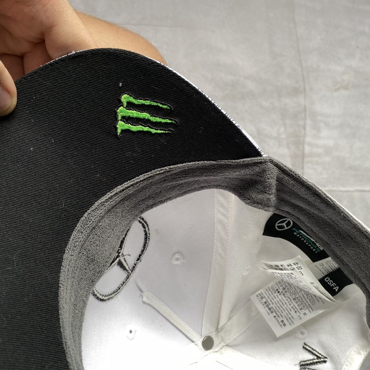 Mercedes-Benz × Vintage Vintage Mercedes Benz Hype Cap Hat Logo 90s Y2K Petronas Size ONE SIZE - 6 Thumbnail