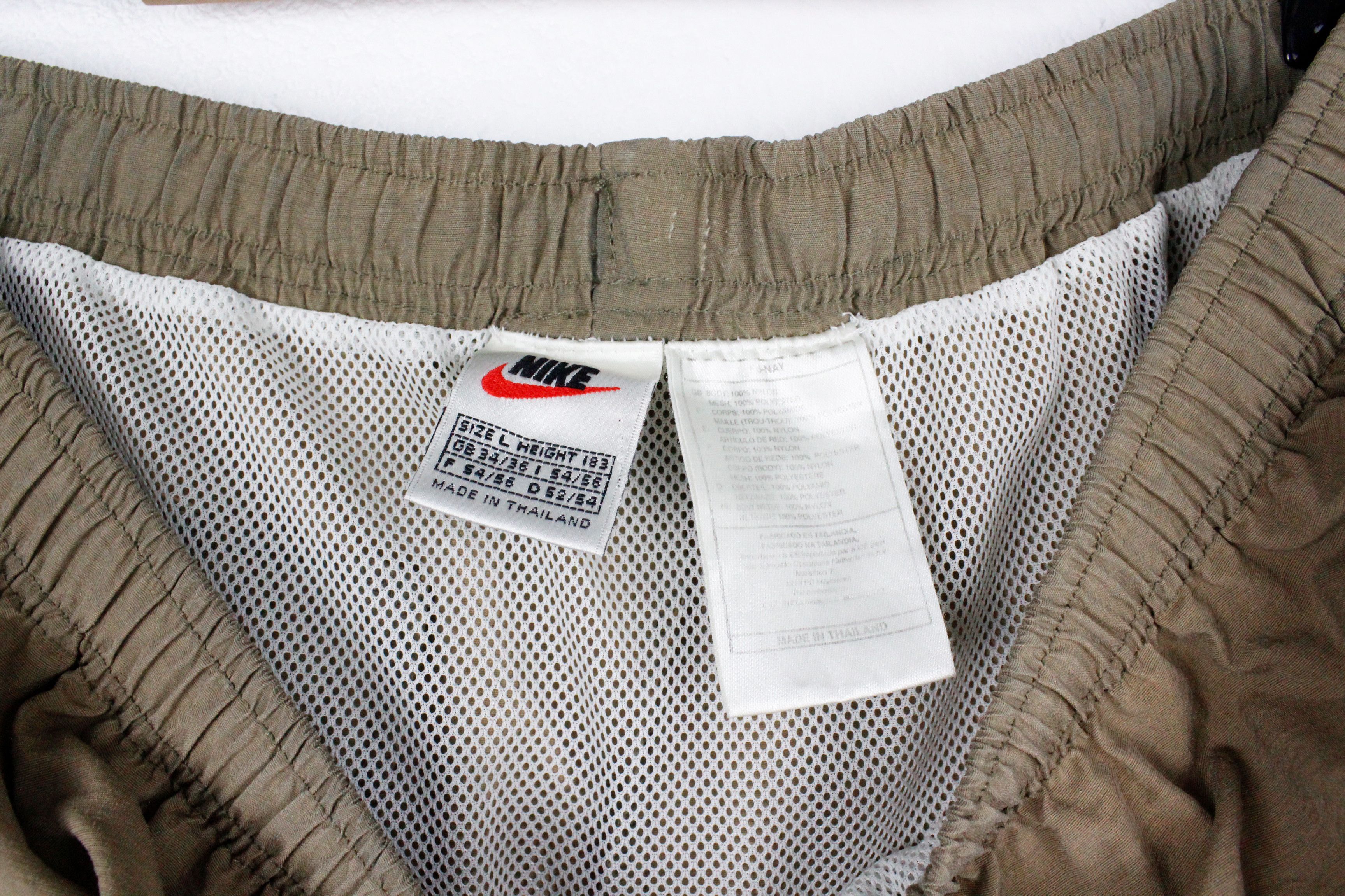 Nike × Vintage Vintage Nike Swoosh Logo Swim Shorts Swimwear Size US 34 / EU 50 - 4 Thumbnail